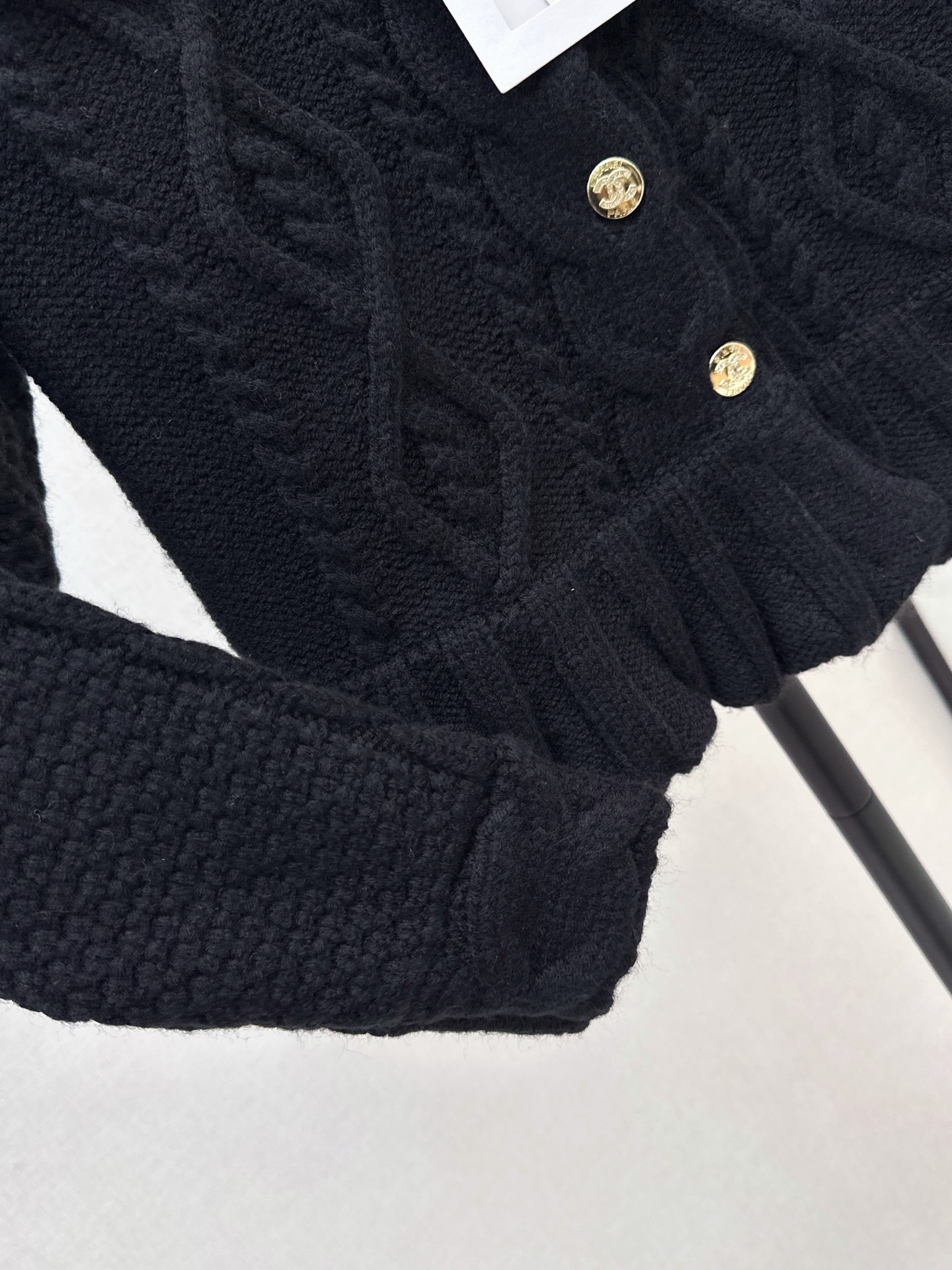 Chan 26fw reffule knit cardigan