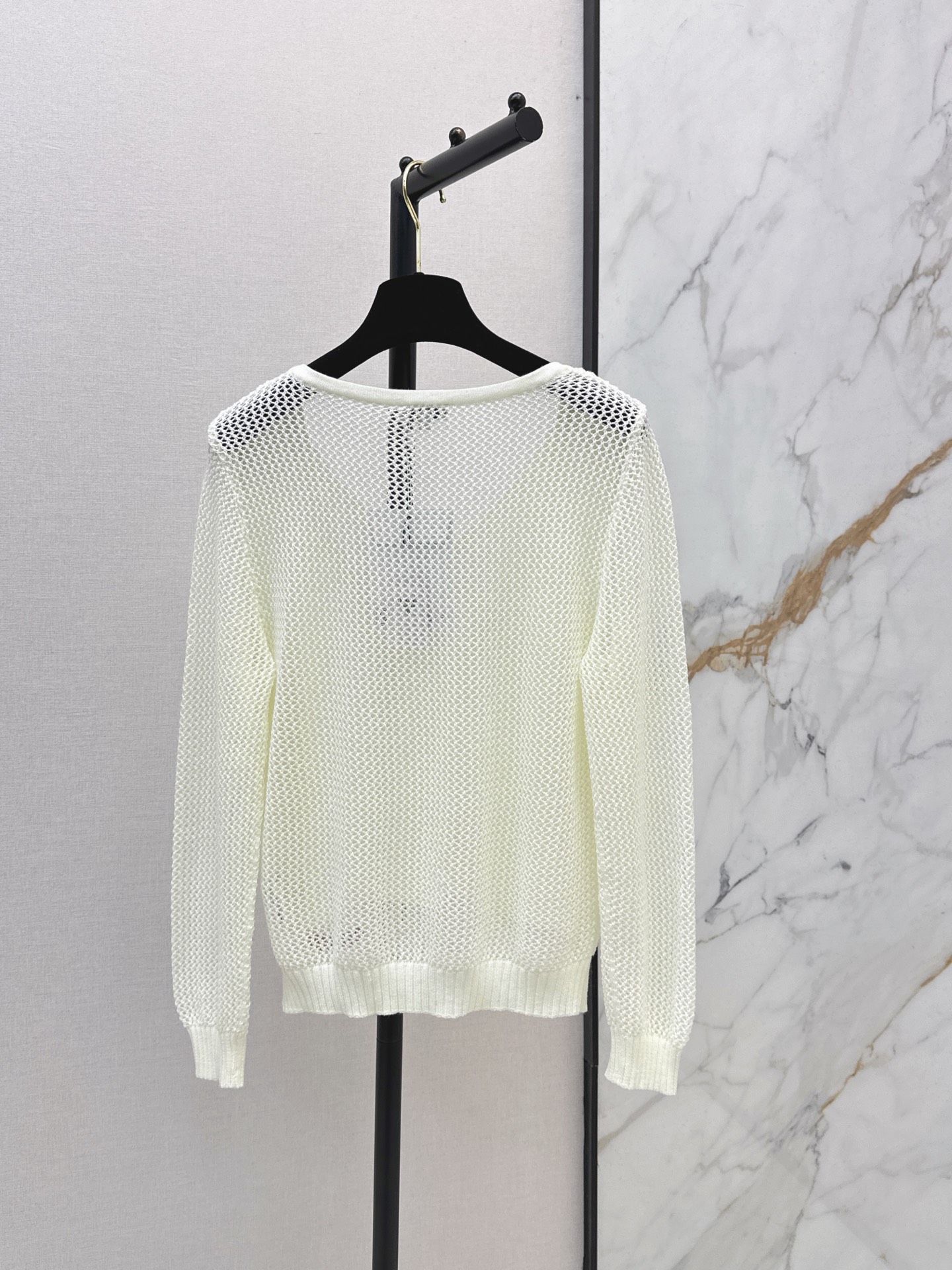 Chan 26fw 2in1 hollow knitwear