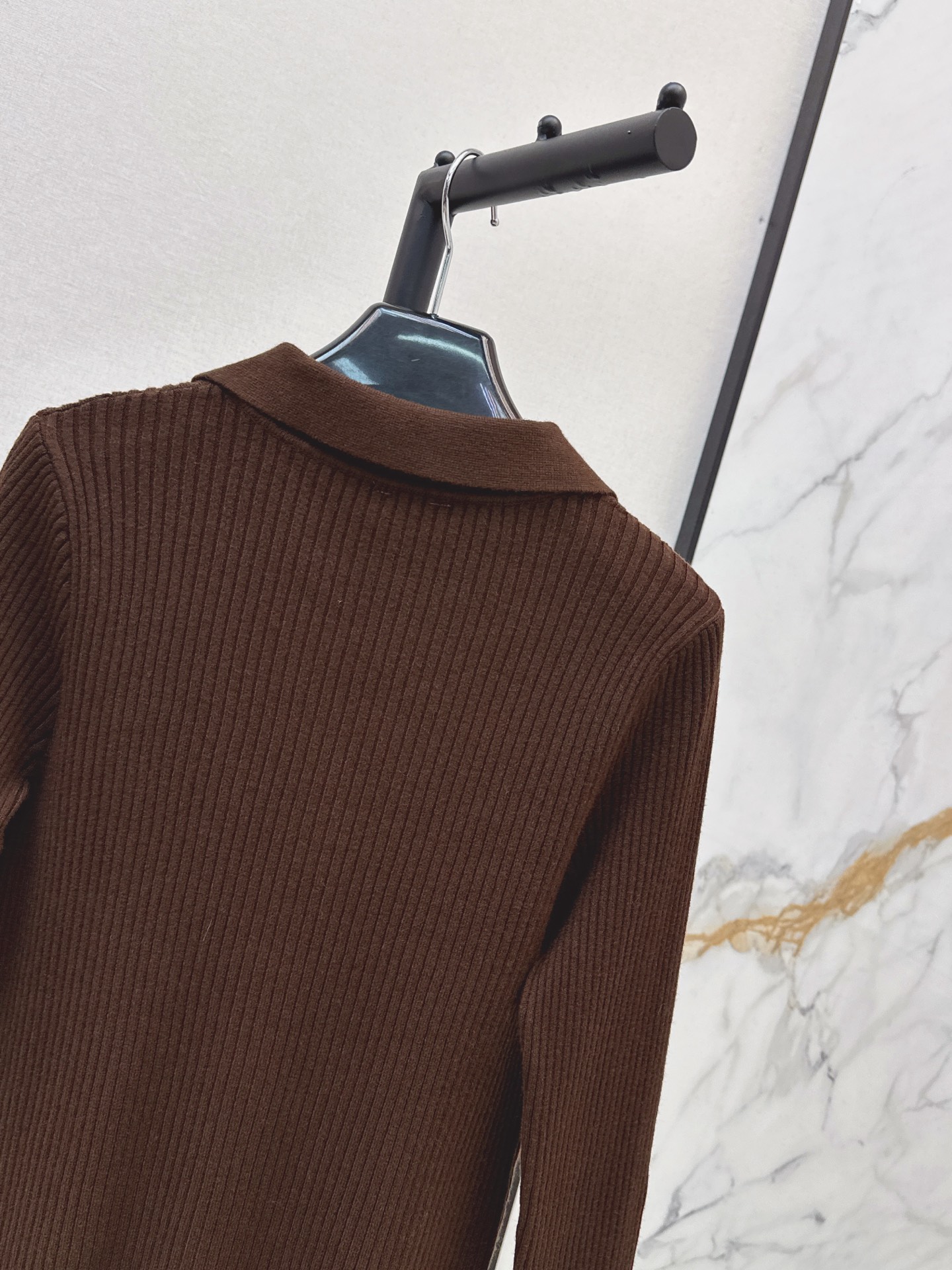 Sain 26fw slim-fit knit cardigan