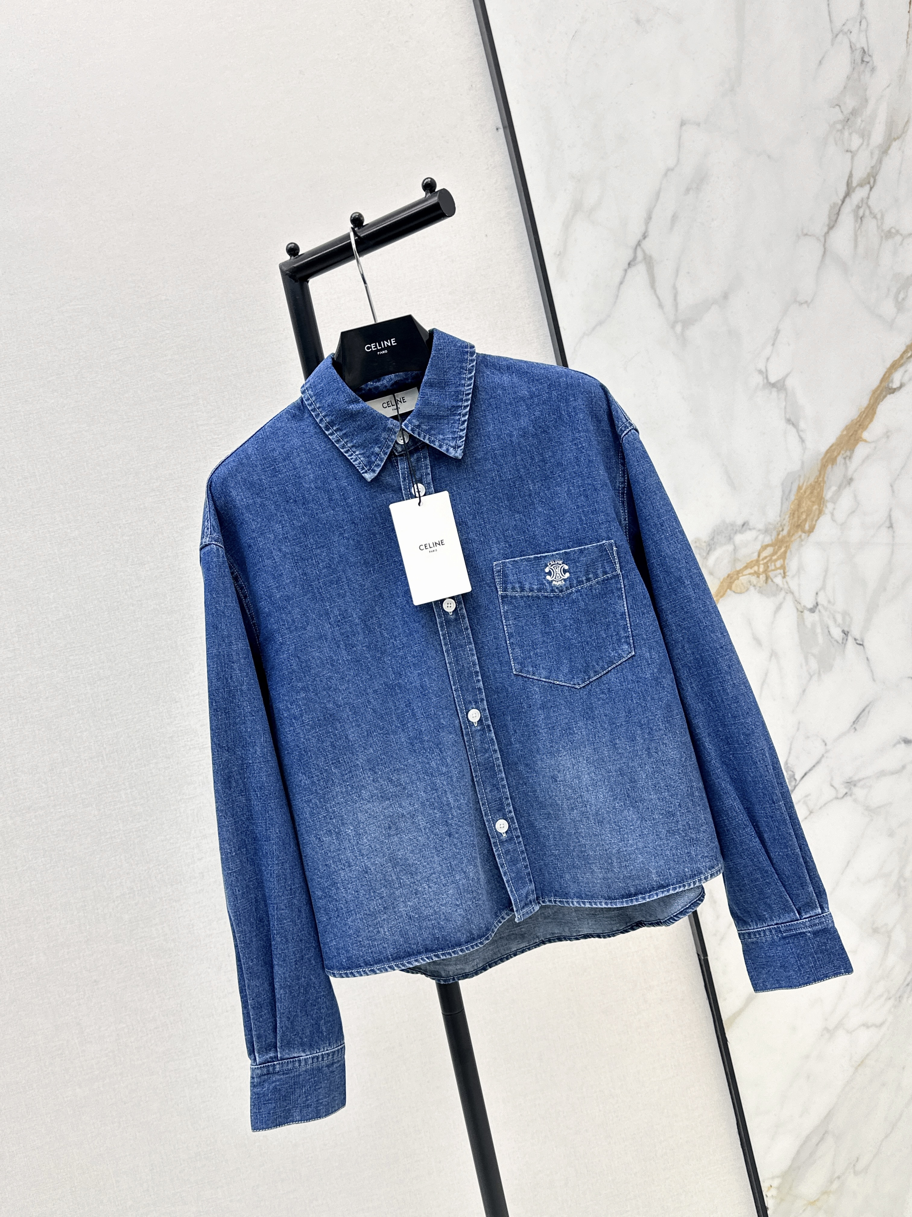 Celi 26ss denim shirt