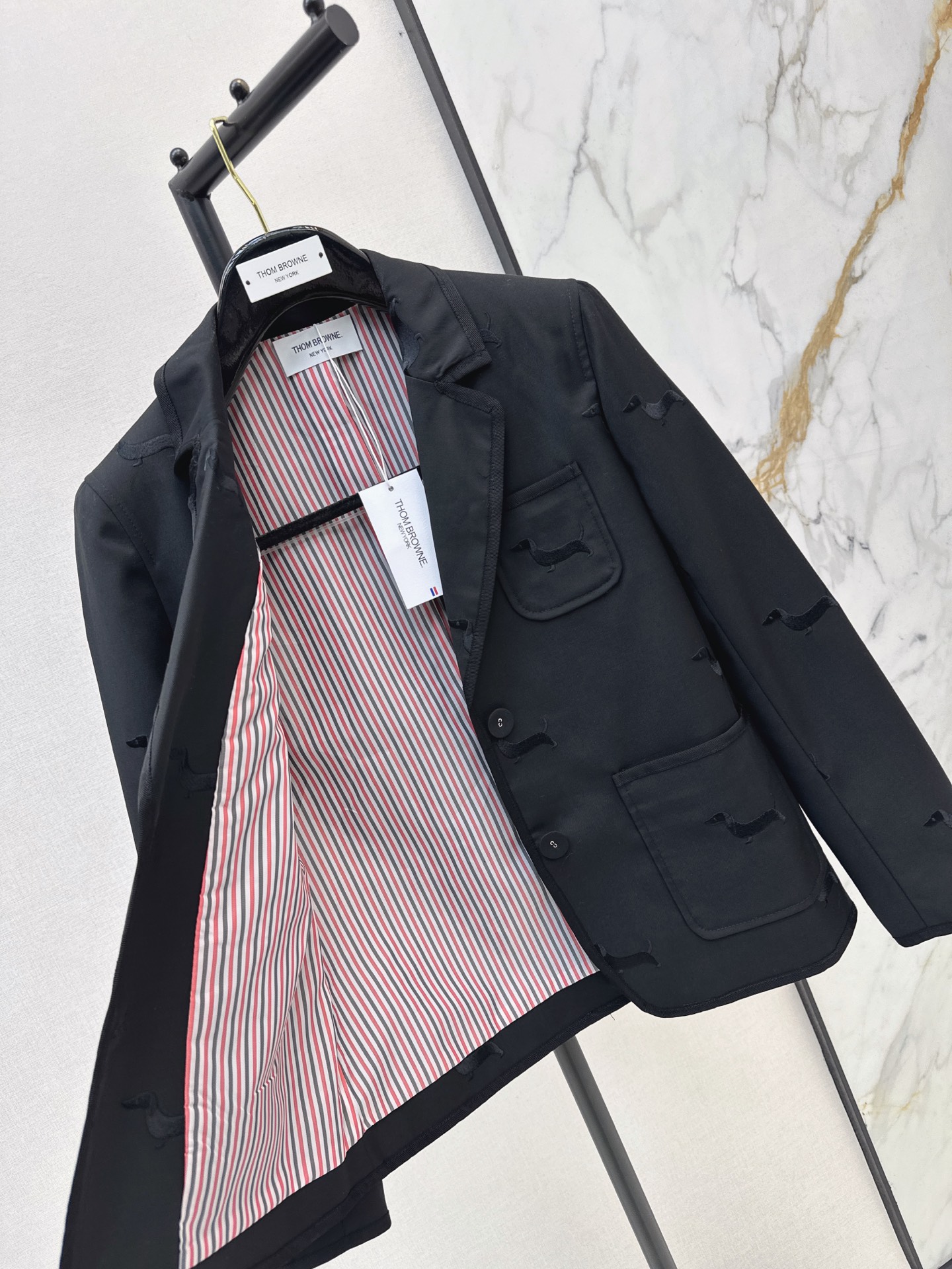 Thom 26fw embroidery blazer