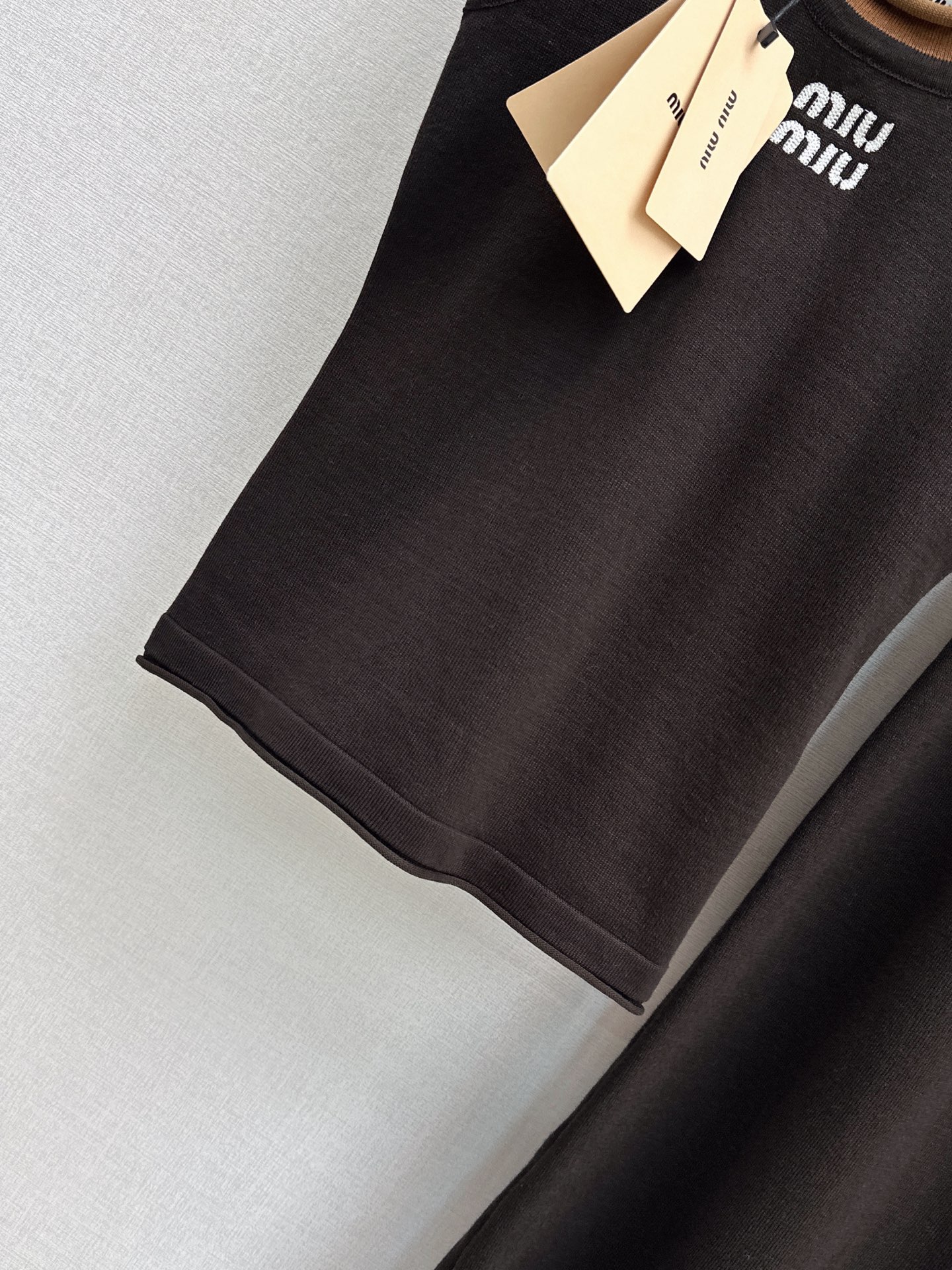 Miu 26fw knit vest skirt sets