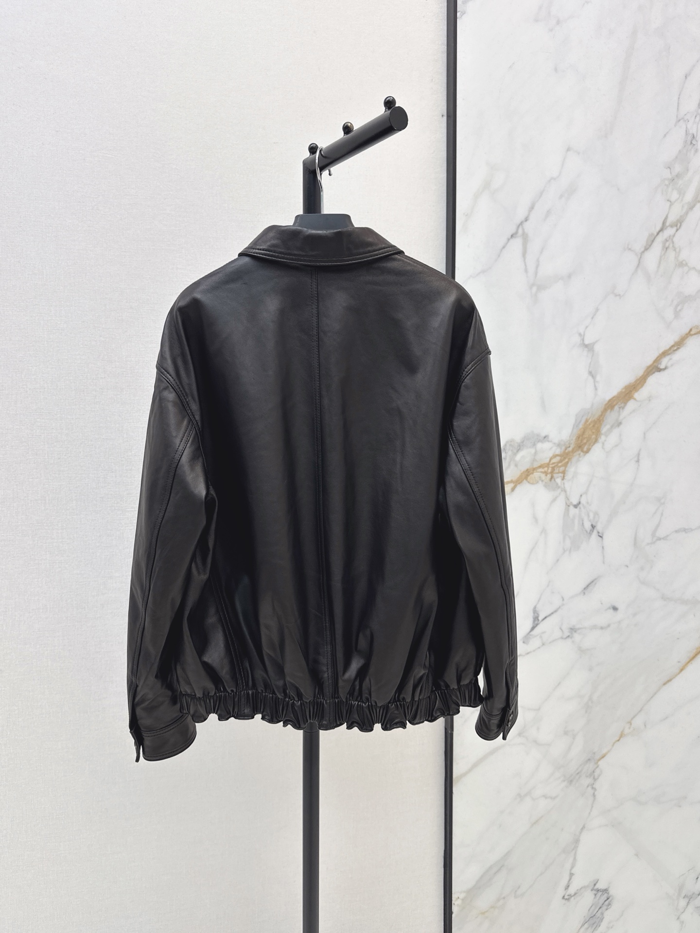 Pra 26fw leather jacket