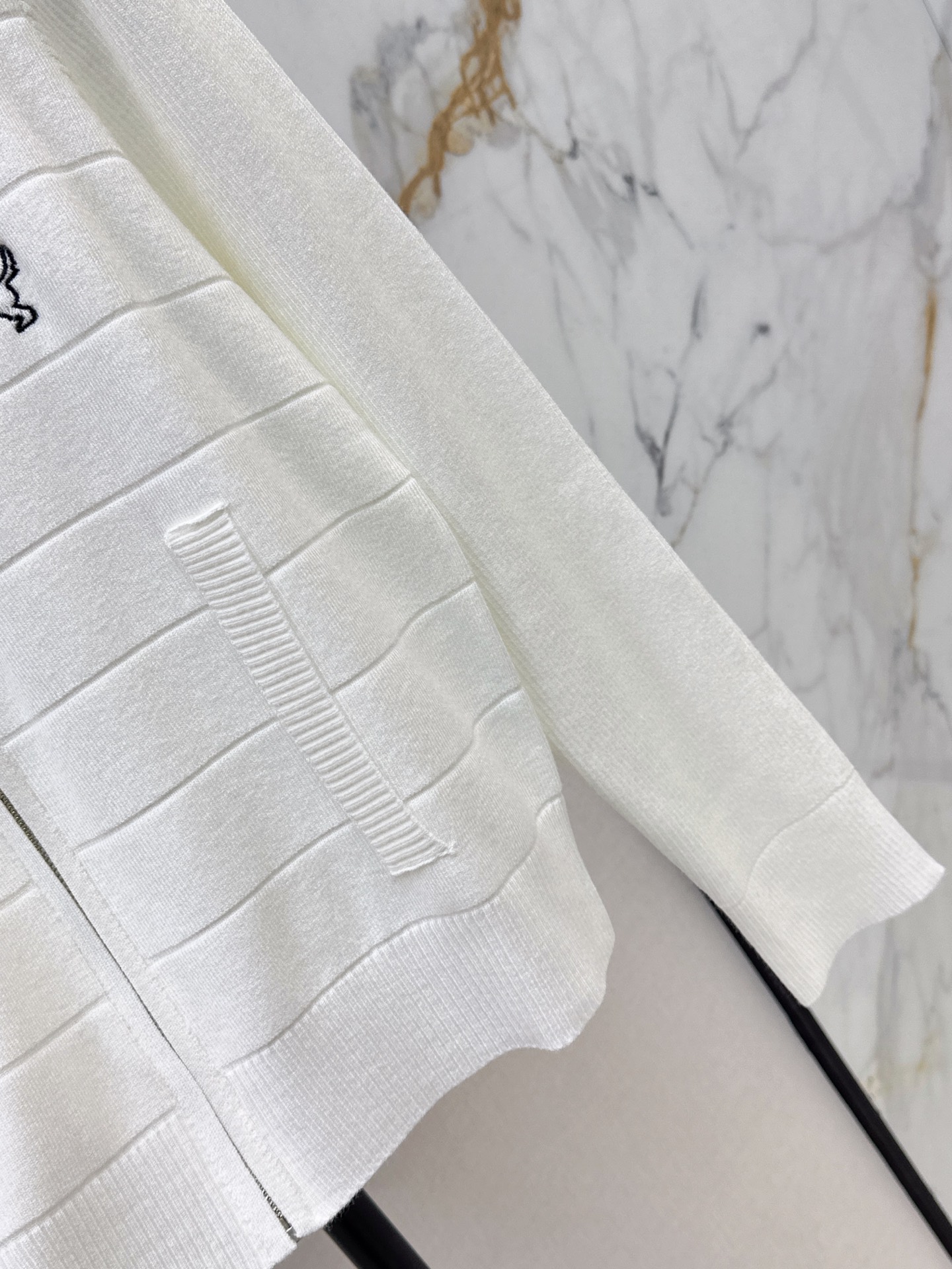 Thom 26fw embroidery knit cardigan