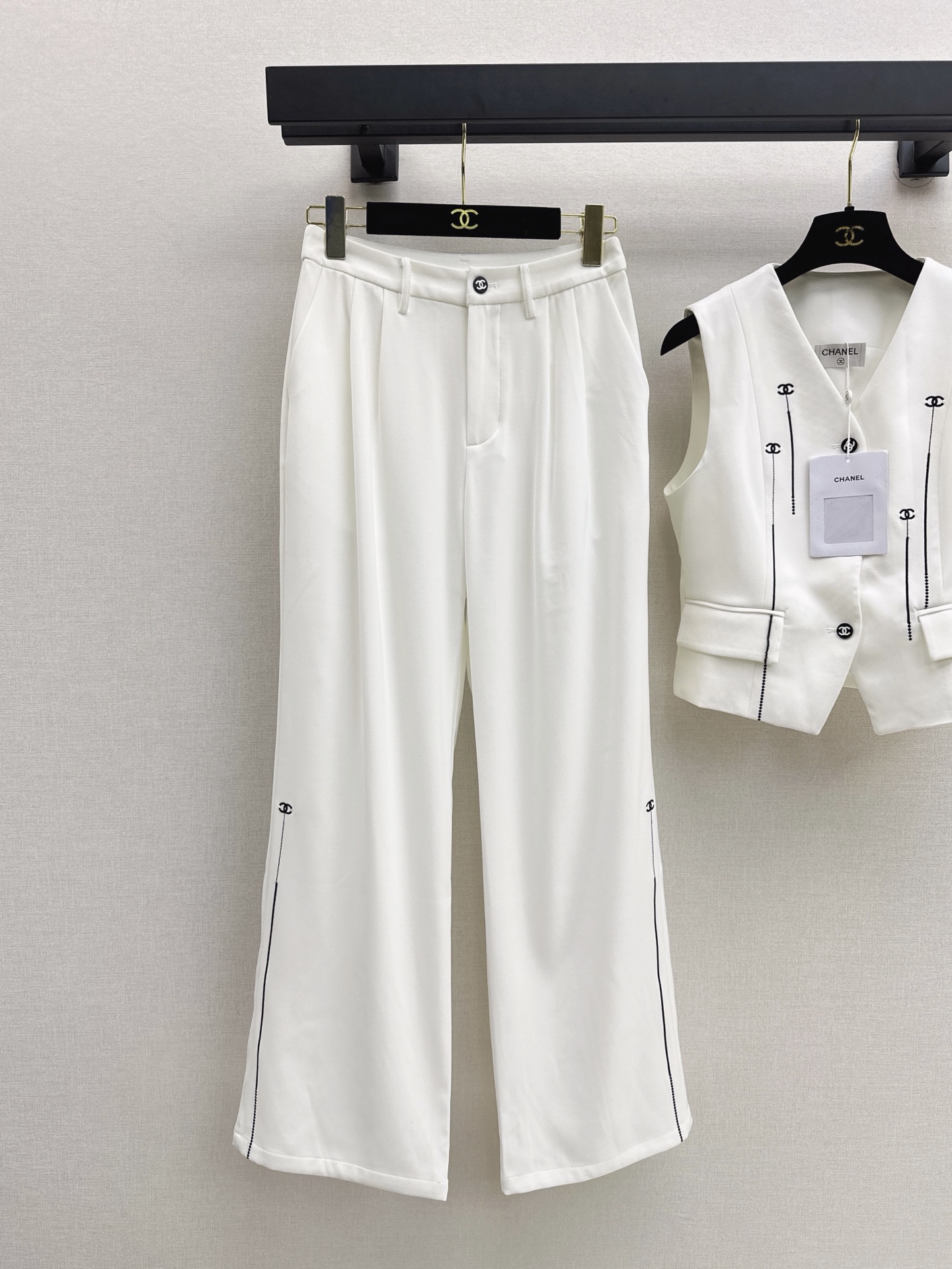 Chan 26fw vest pants sets