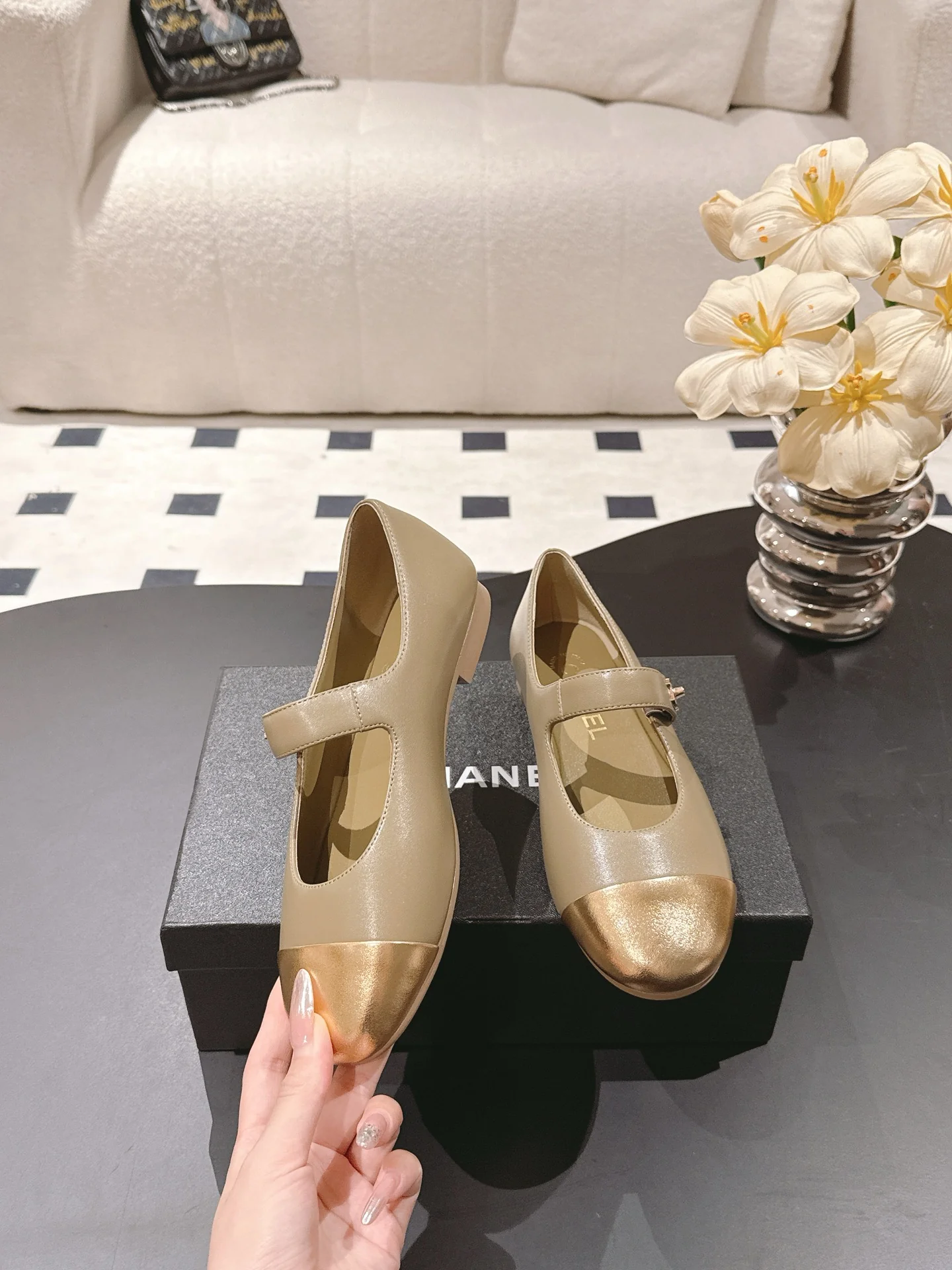 Chan 25fw mary jane flats