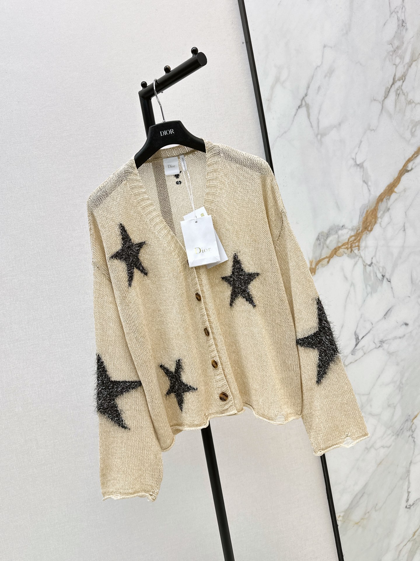 CD 26fw jacquard knit cardigan