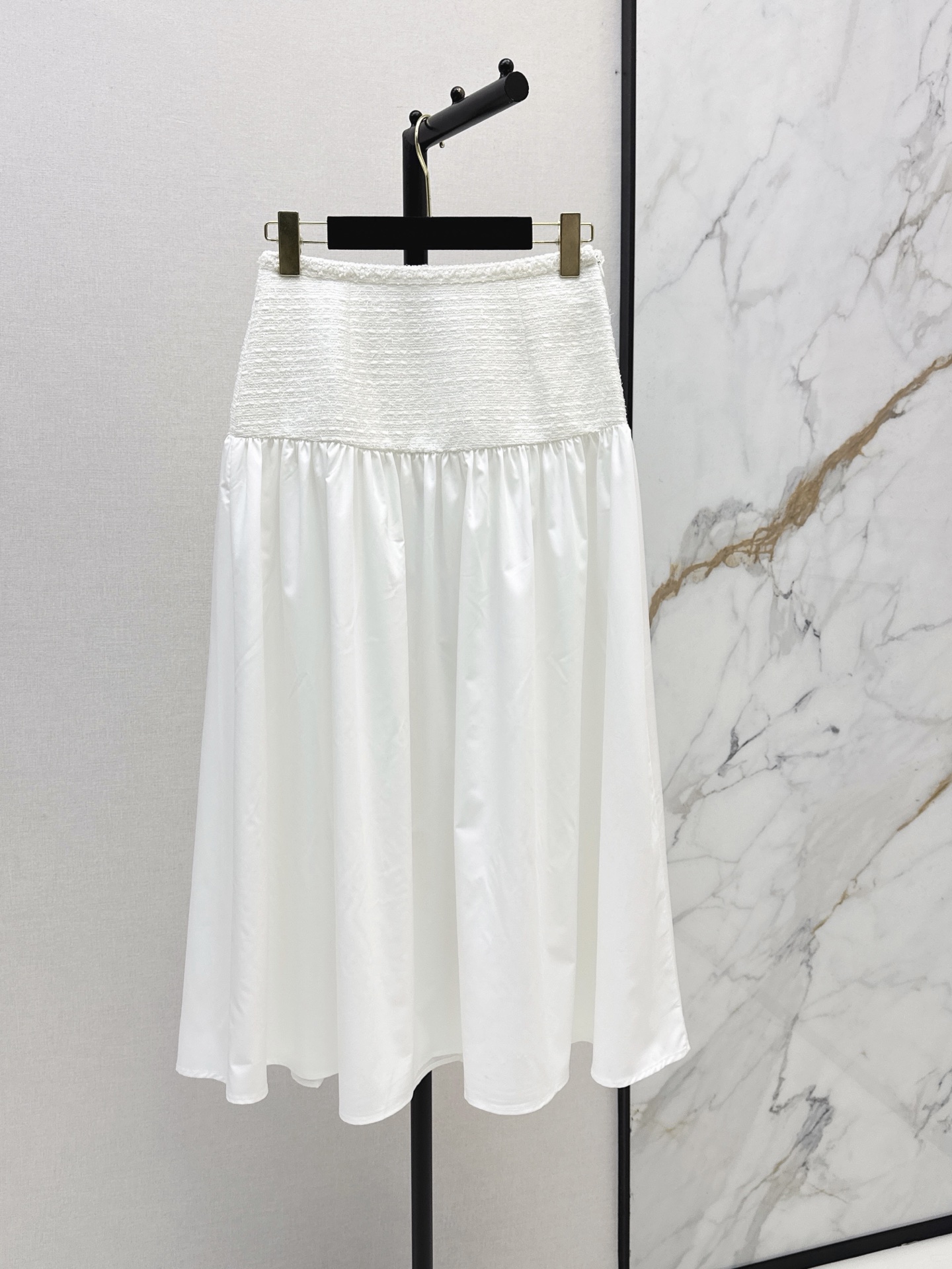 Chan 26fw woven contract skirt