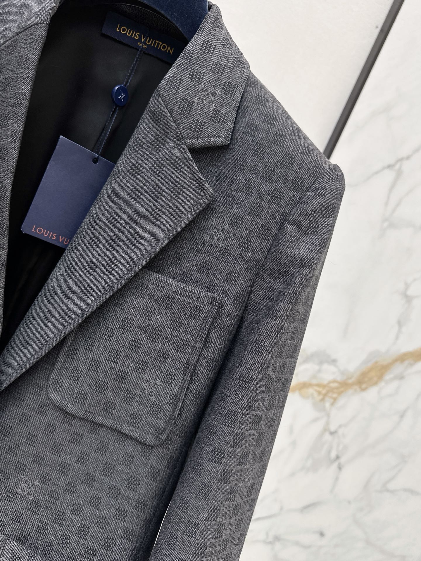 Loui 26fw check blazer