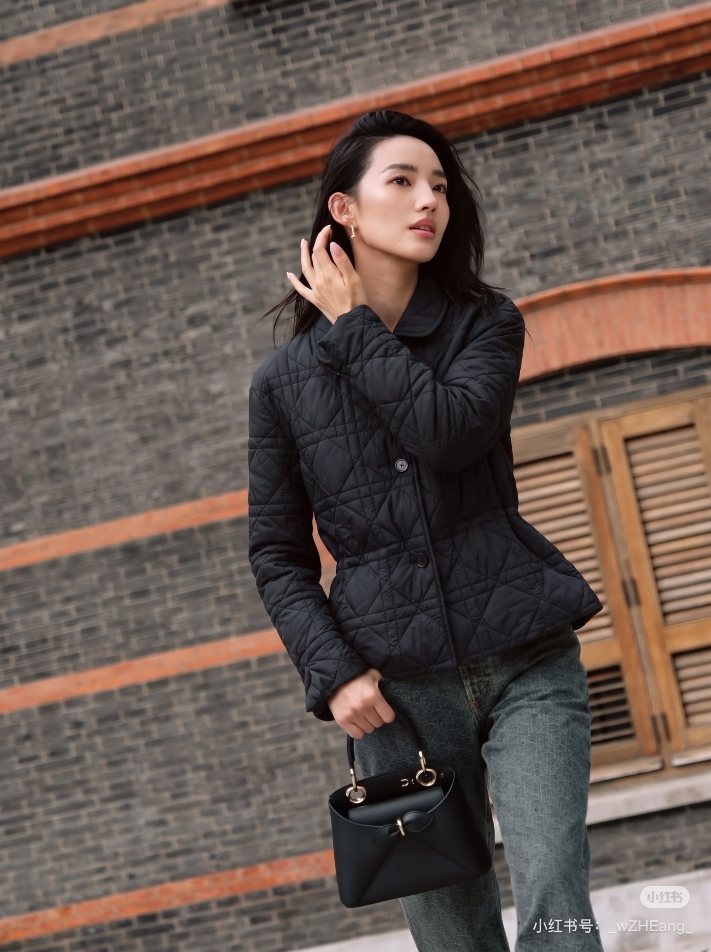 CD 26fw drawstring padded jacket