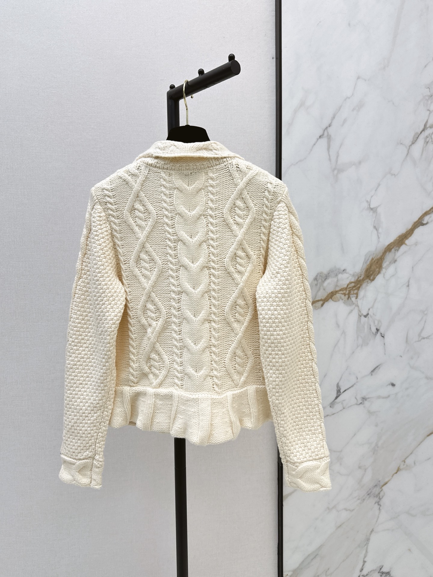Chan 26fw reffule knit cardigan
