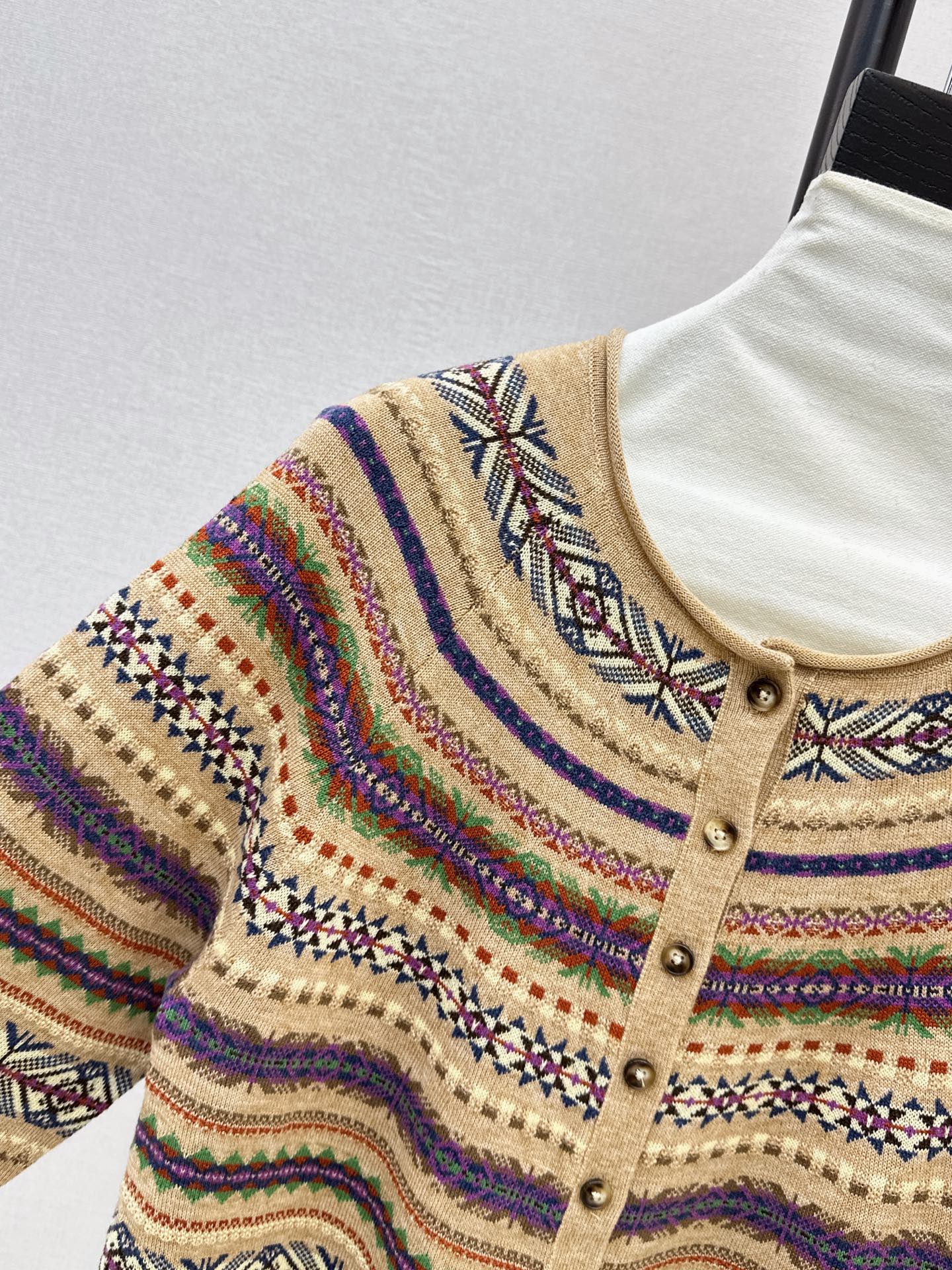Ralp 26fw fair isle wool cardigan