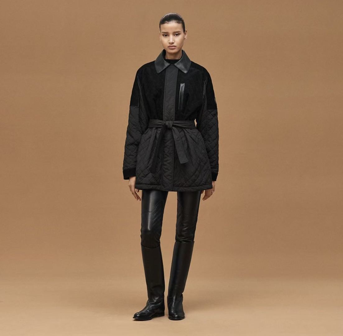 Her 26fw belted padded jacket