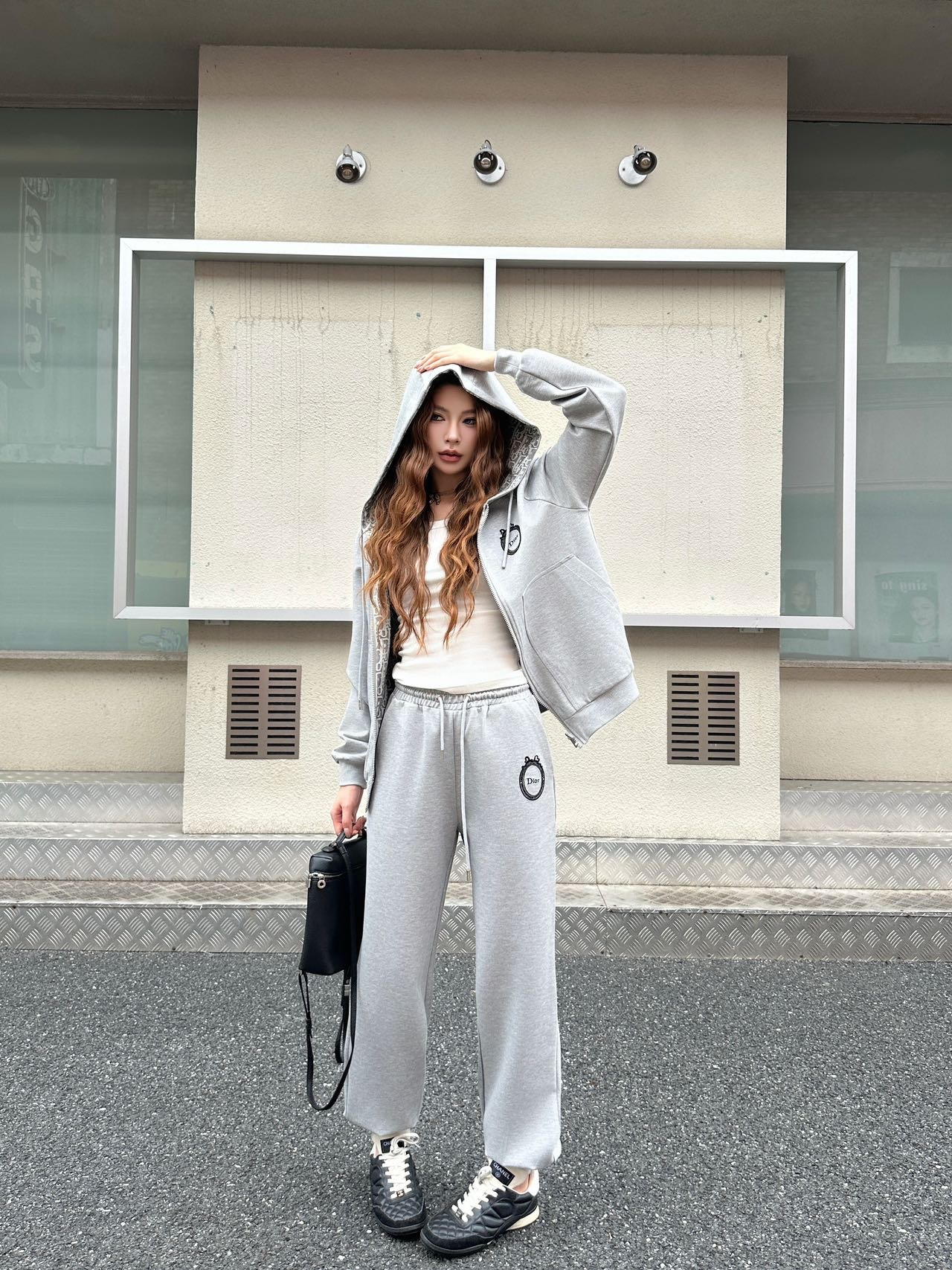 CD 26fw reversible hooded jacket pants sets