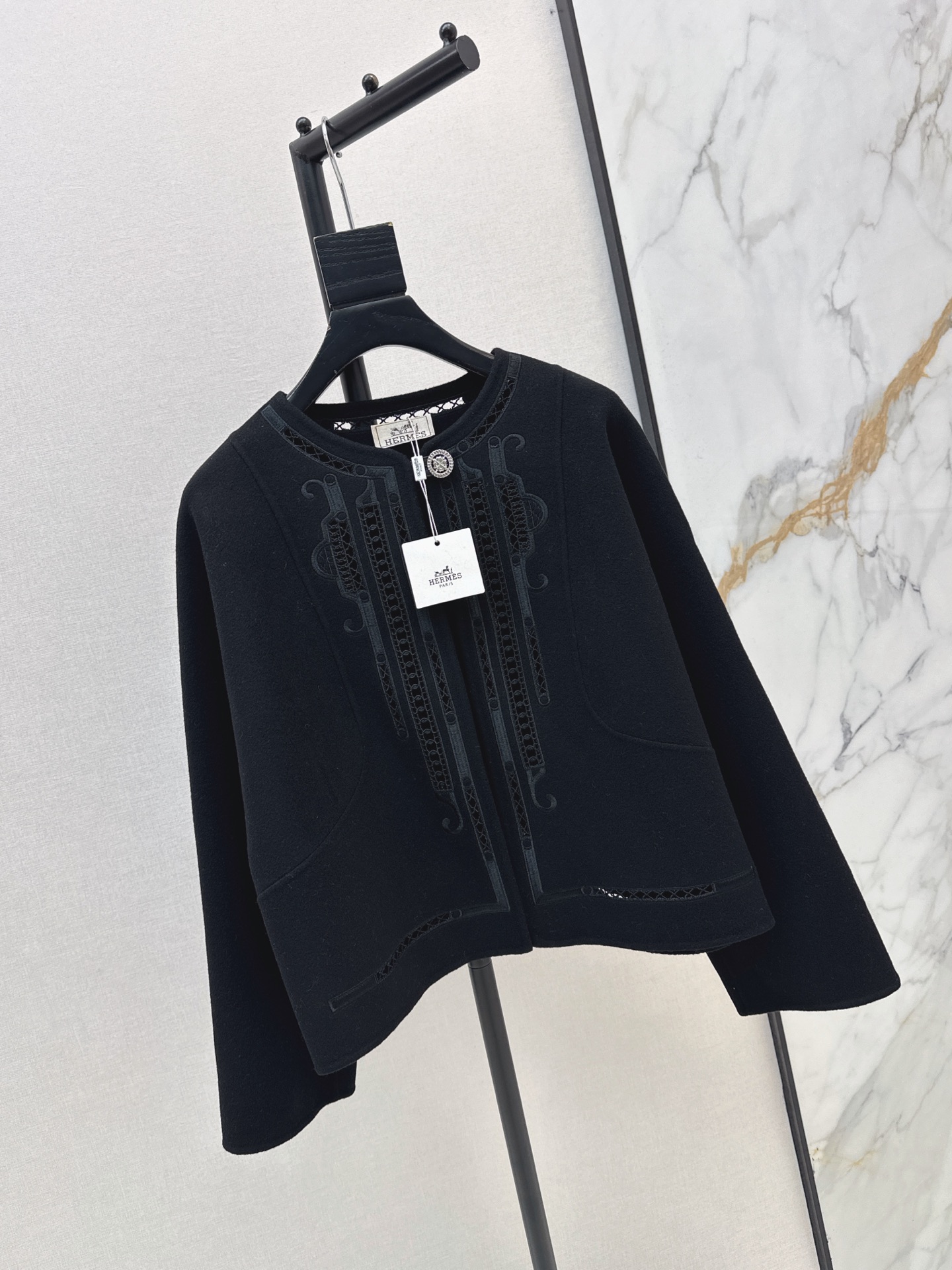 Her 26fw embroidery woolen jacket