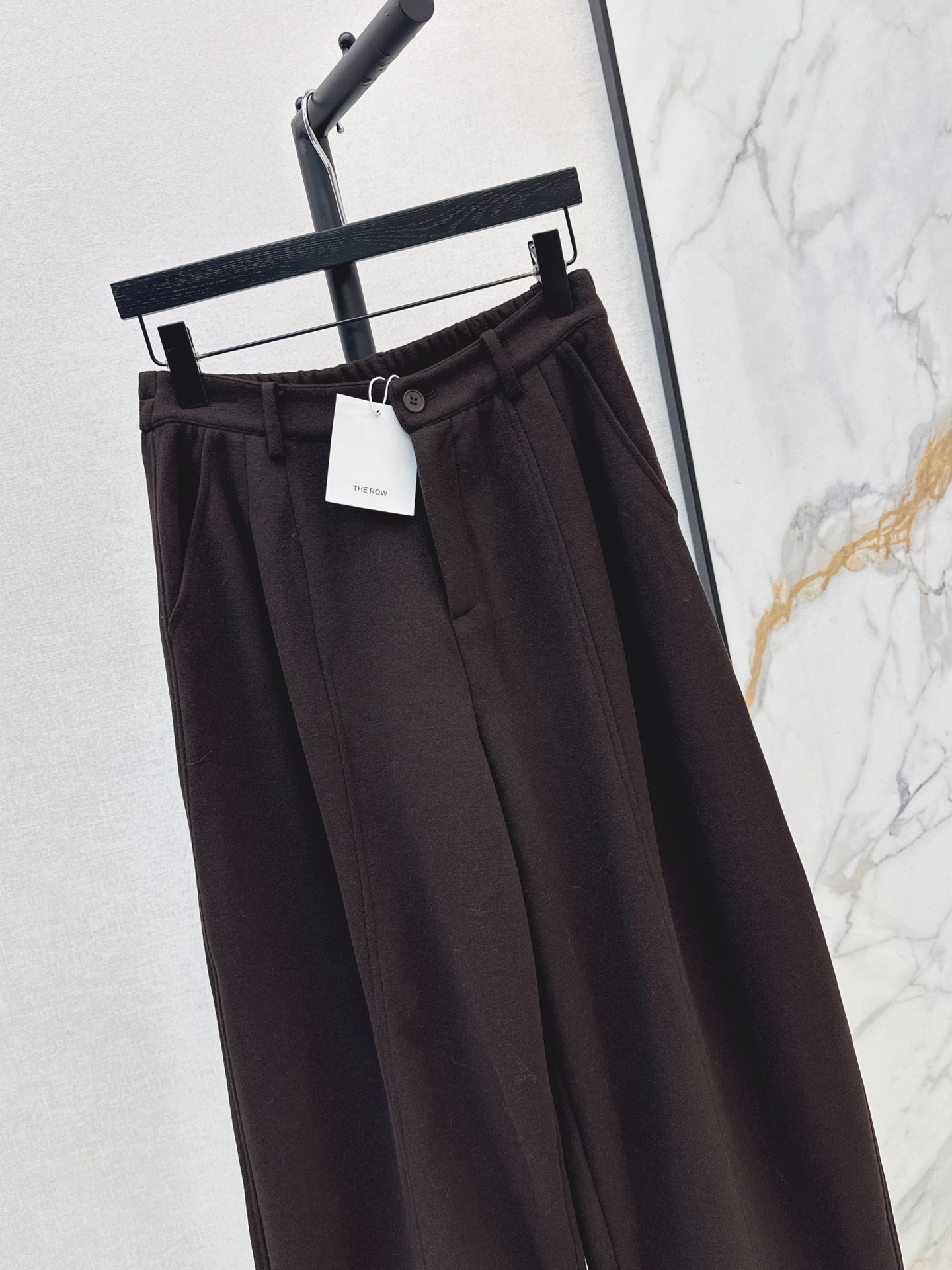 Brun 26fw heavyweight wide-leg pants sets