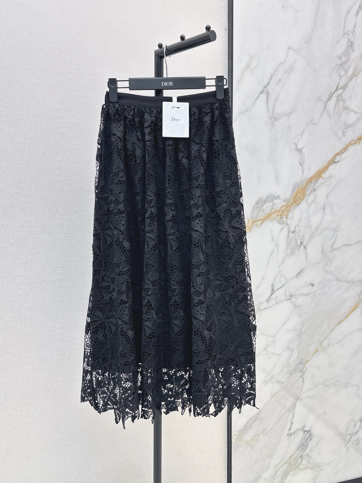 CD 26ss hollow bow embroidery skirt