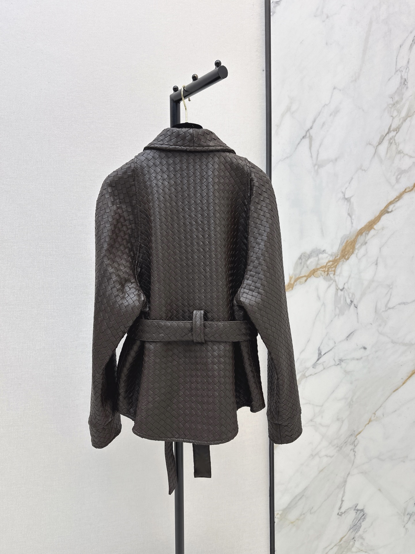 Bott 26ssbelted leather jacket