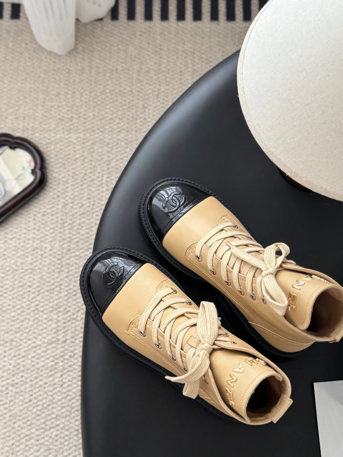 Chan 25fw ankle boots