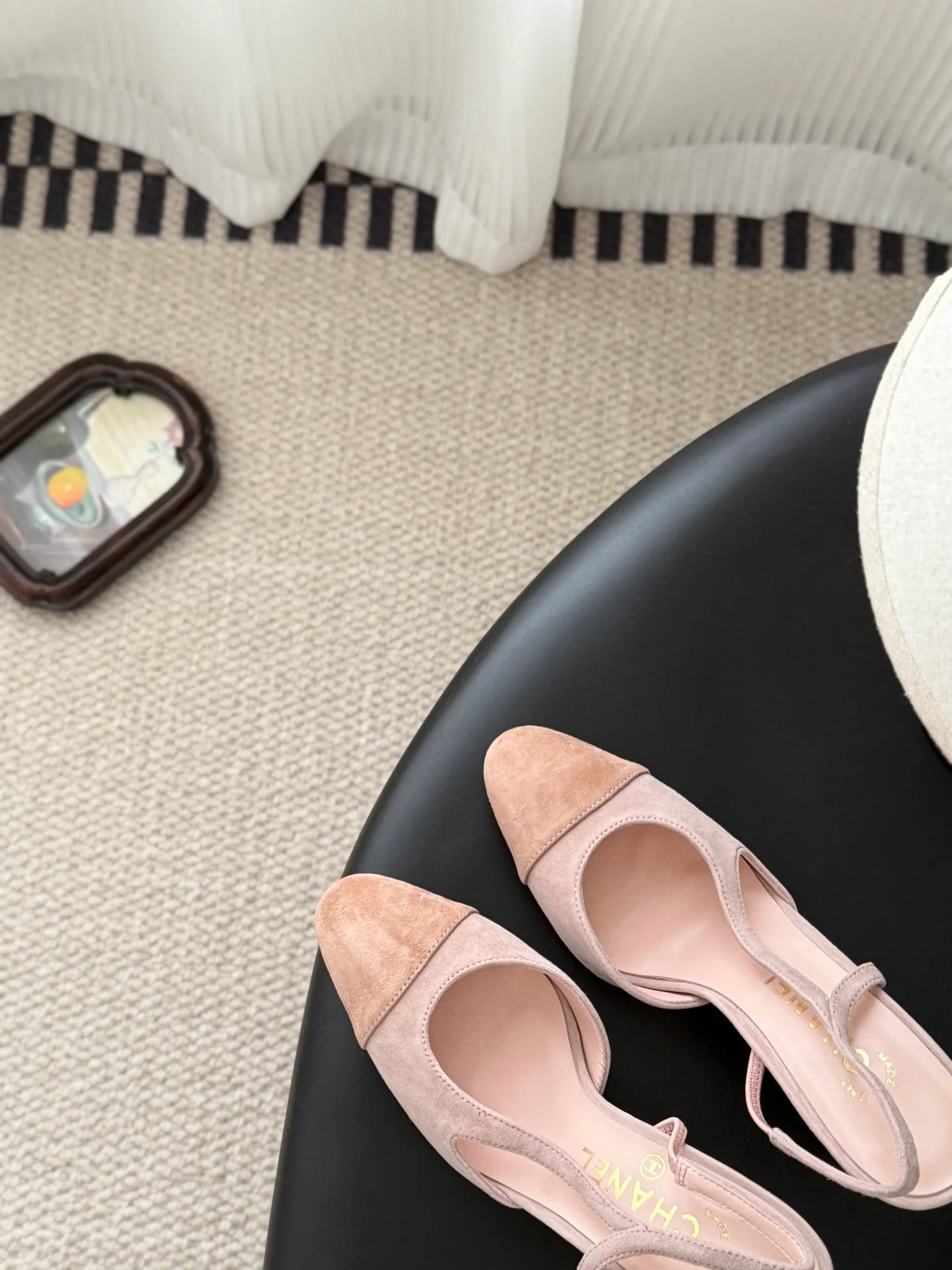 Chan 25fw slingback heels