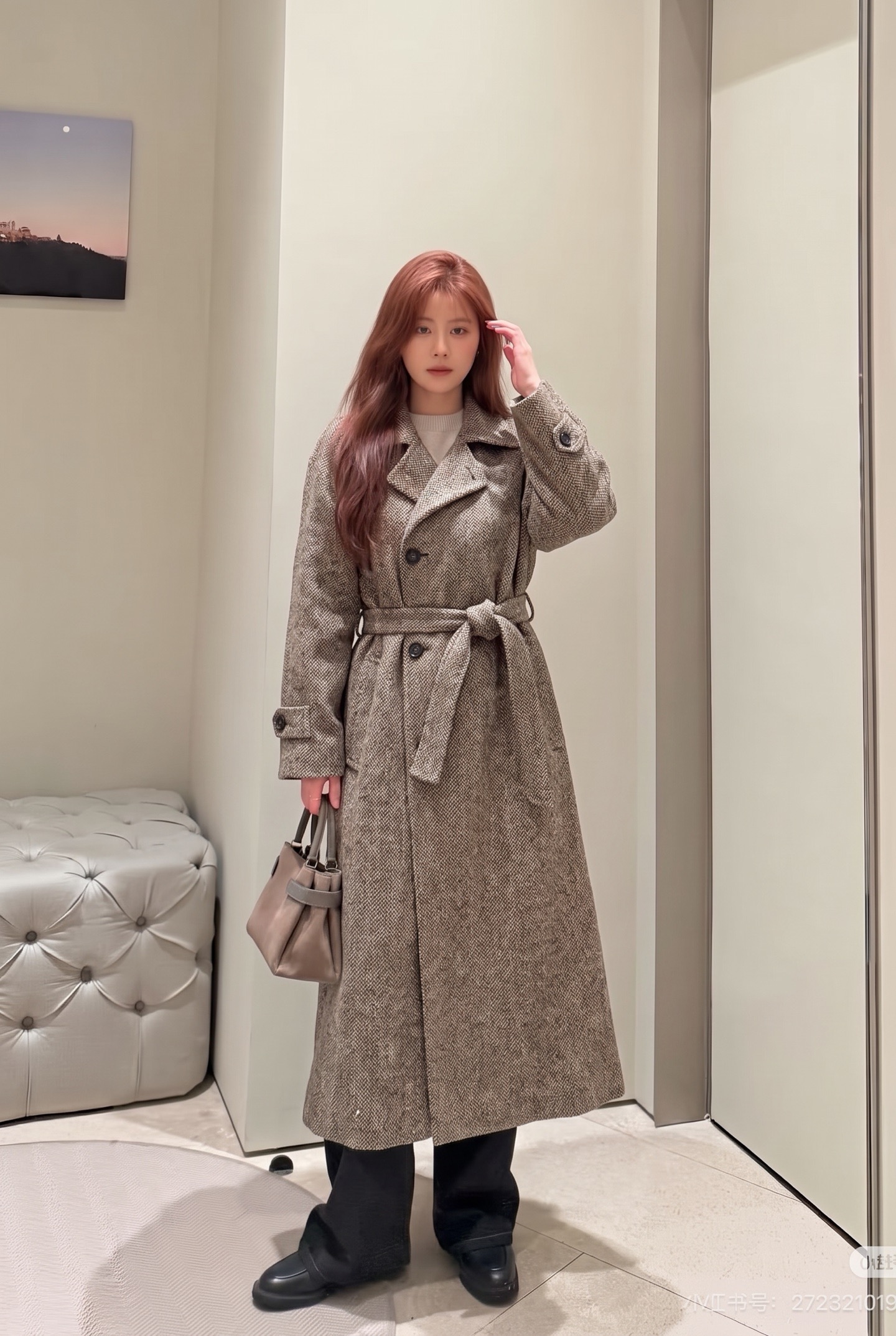 Brun 26fw belted overcoats