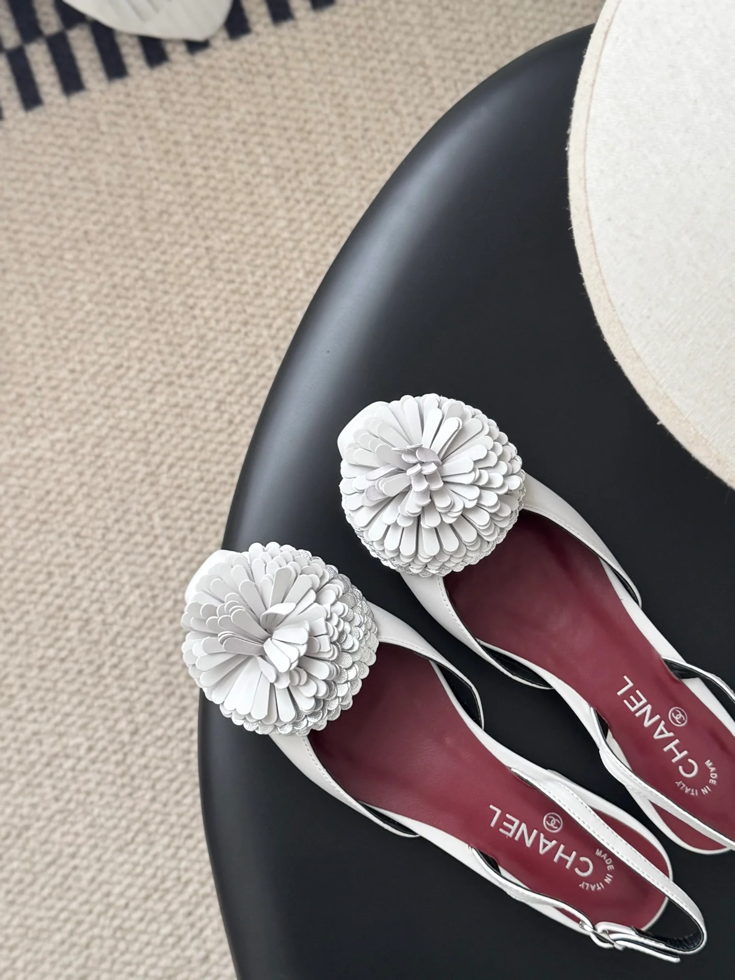 Chan 26ss slingback flats