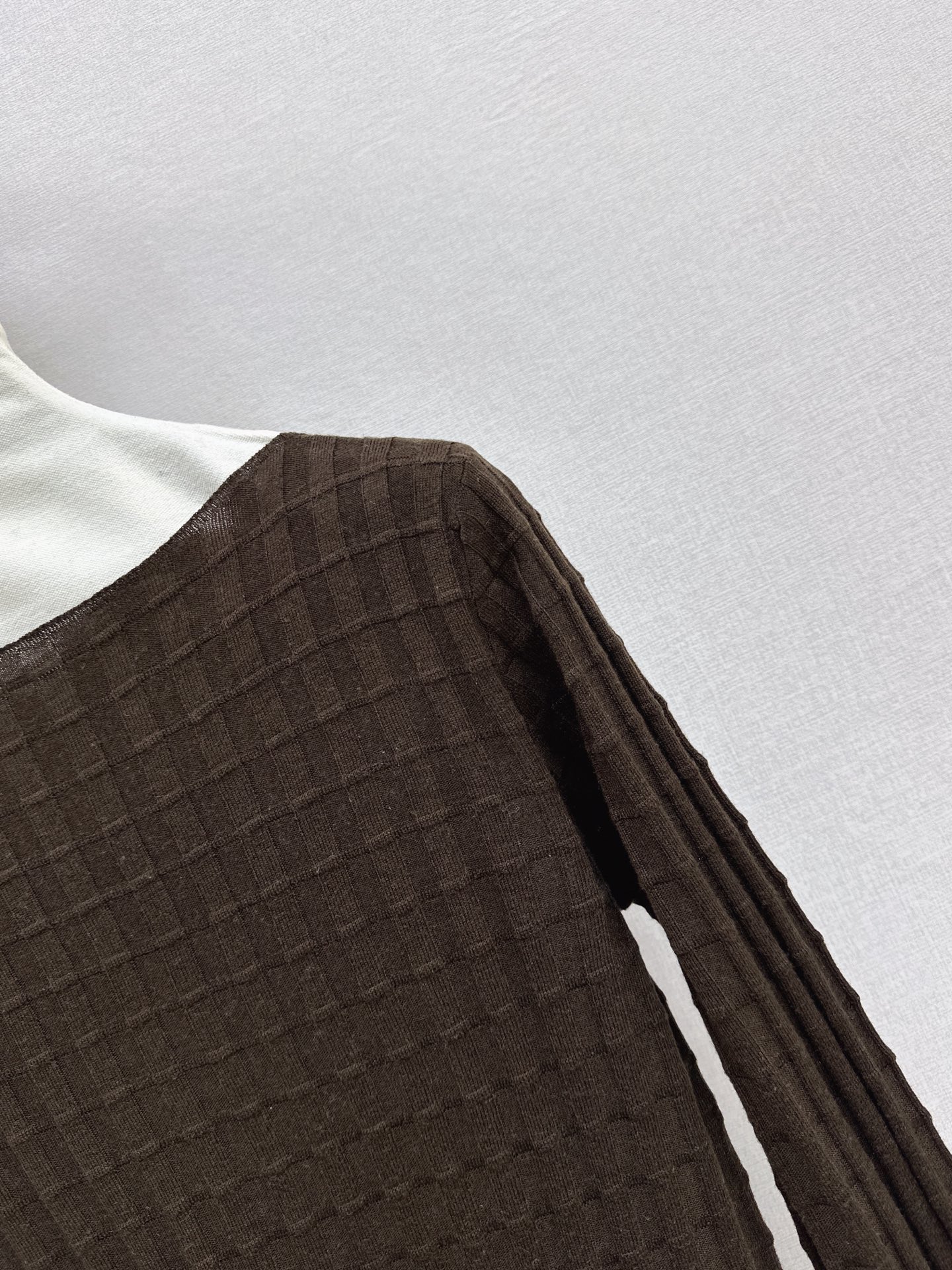 Brun 26fw slim-fit knitwear