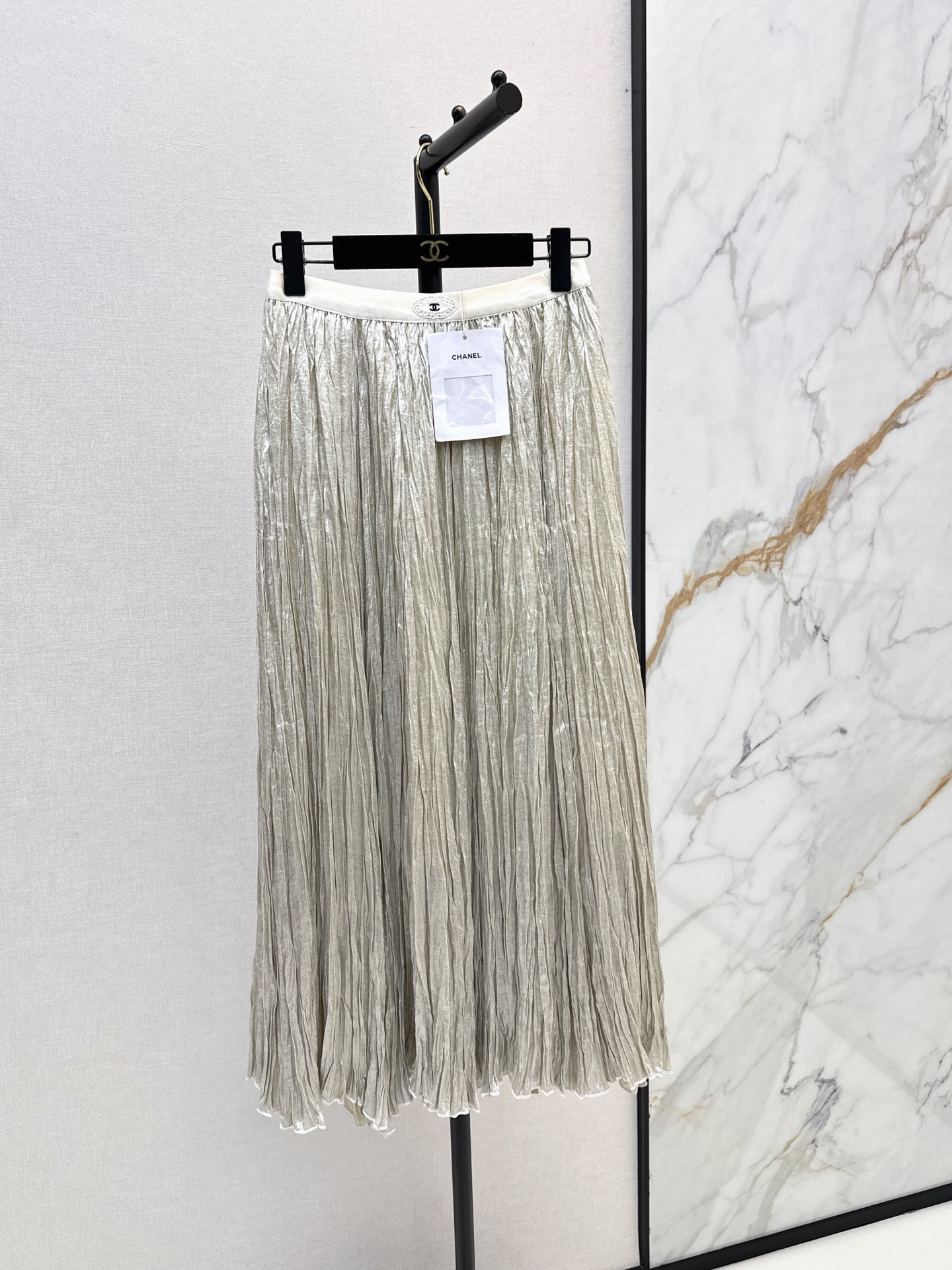 Chan 26fw pleated skirt