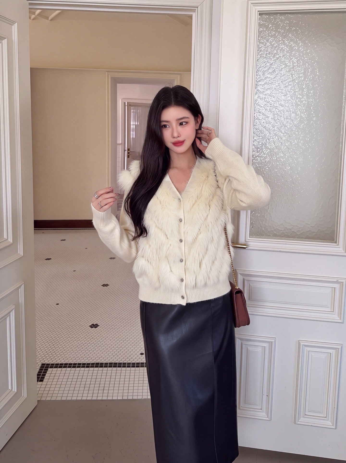 Fen 26fw wool knit jacket