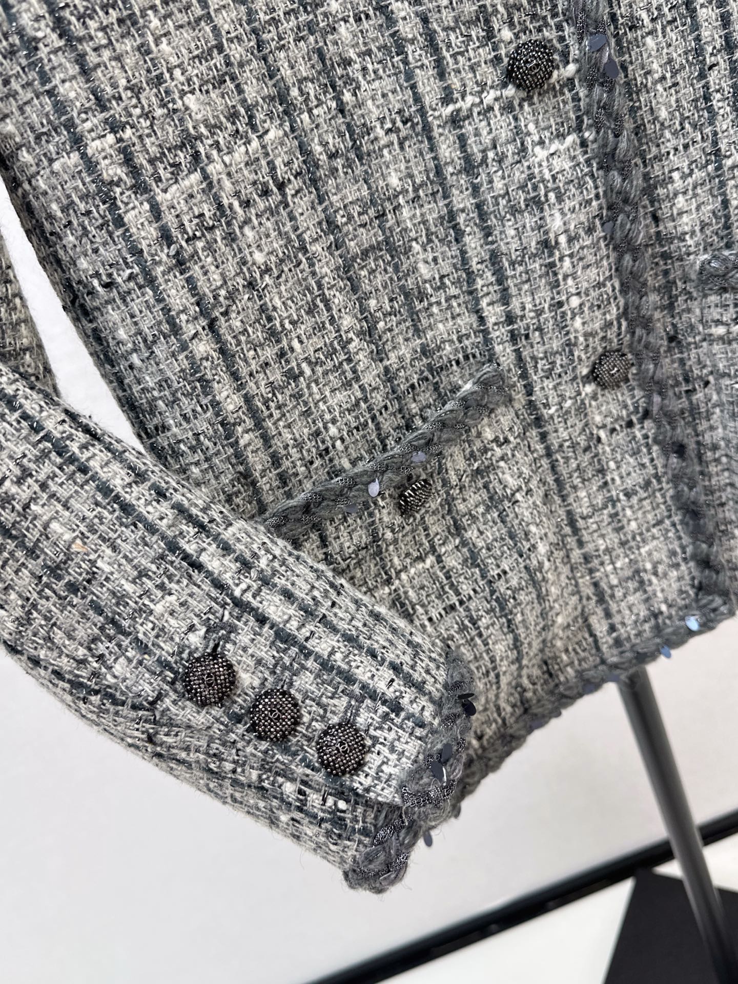 Chan 26fw tweed woven jacket