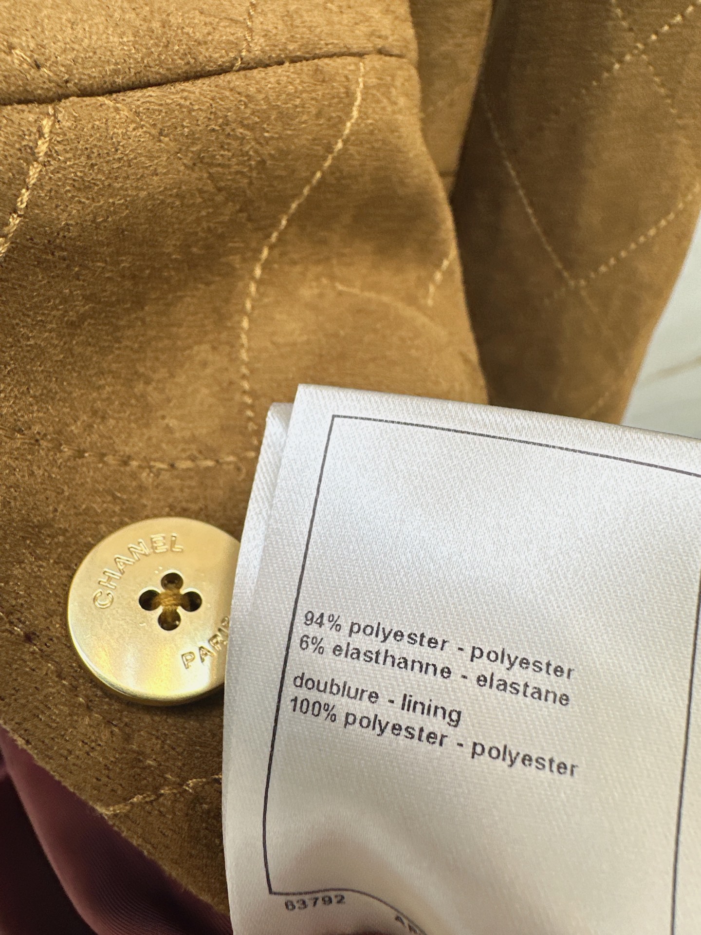 Chan 26fw suede fleece trench coats