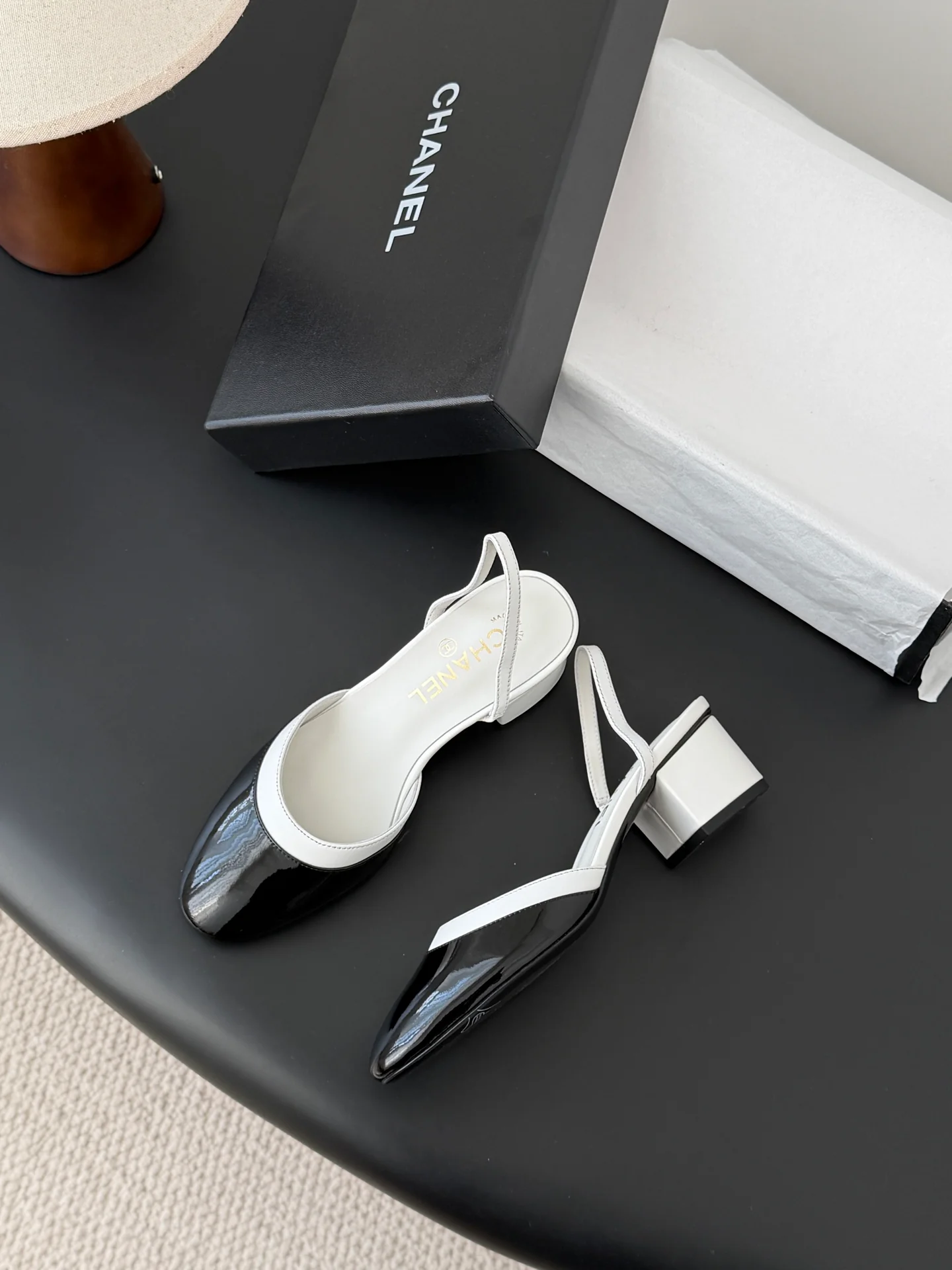 Chan 26ss mary jane chunky flats