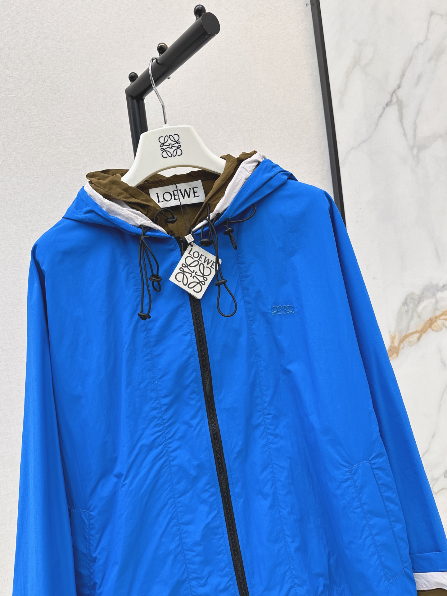 Loe 26fw hooded zipper jacket
