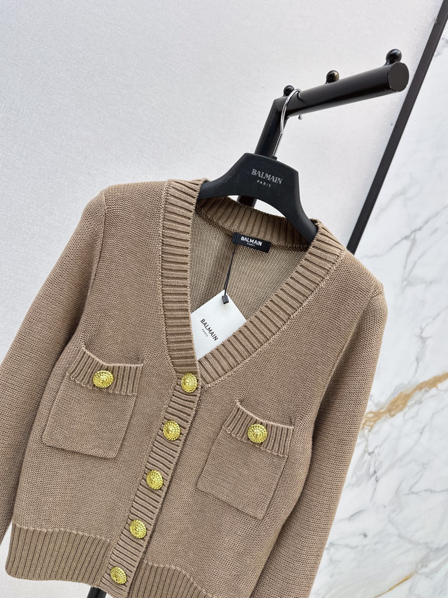 Bal 26fw knit cardigan