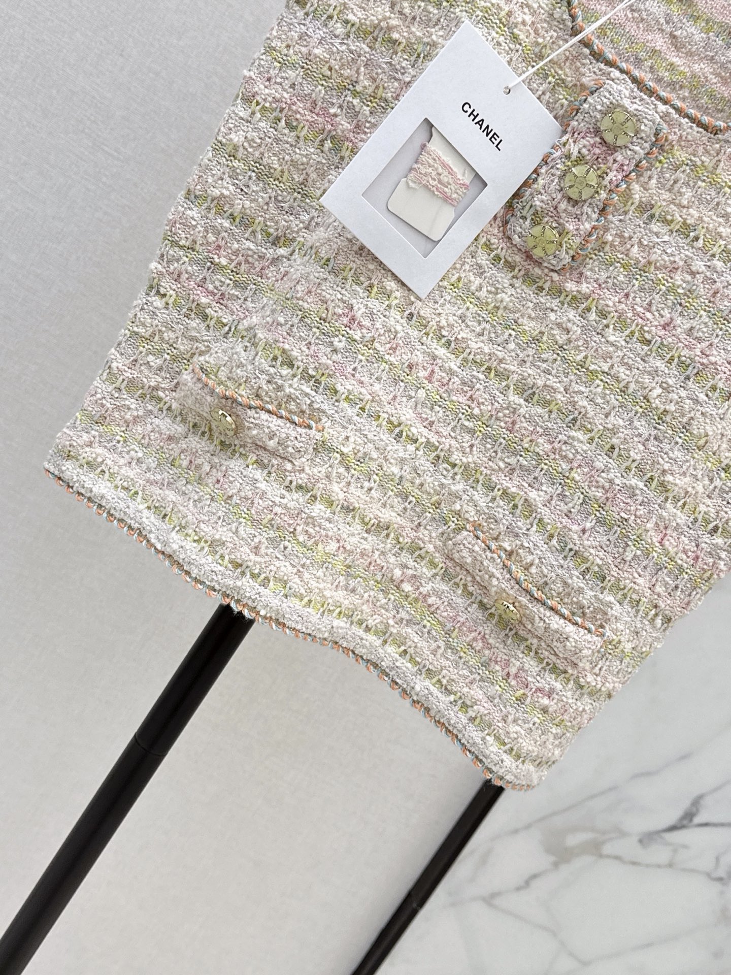 Chan 26fw tweed vest