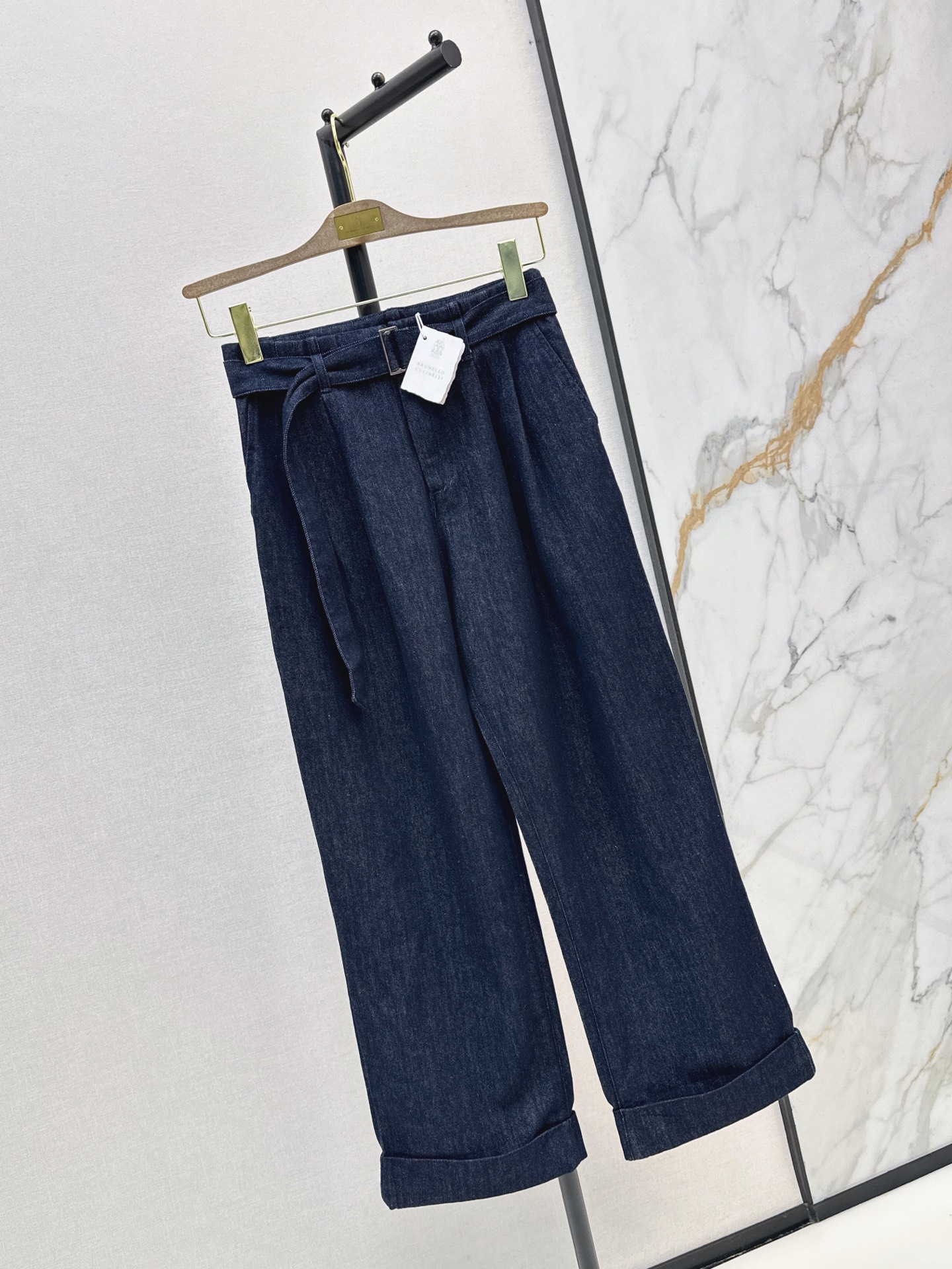 Brun 26fw wide-leg jeans
