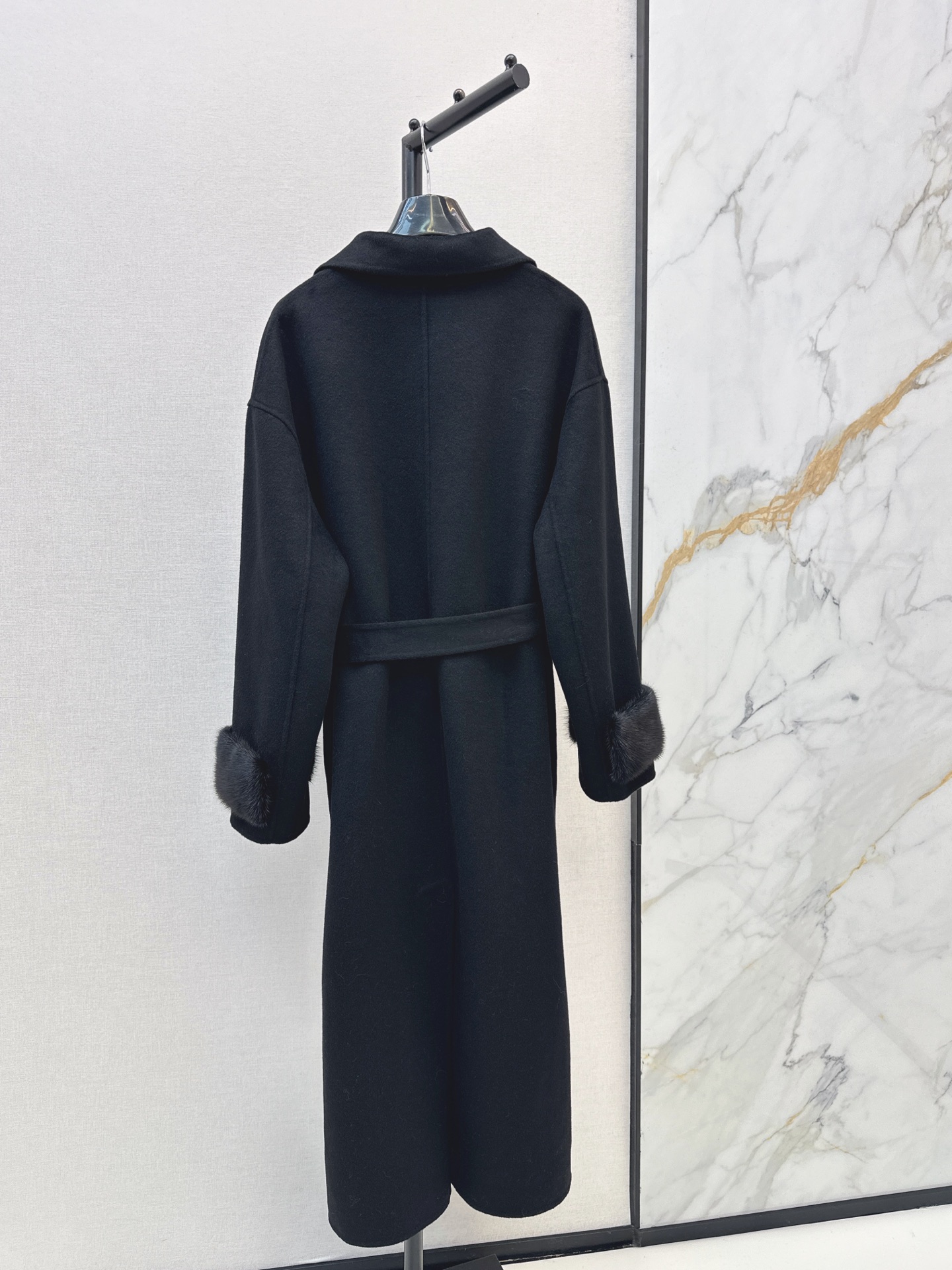 Fen 26fw belted overcoats