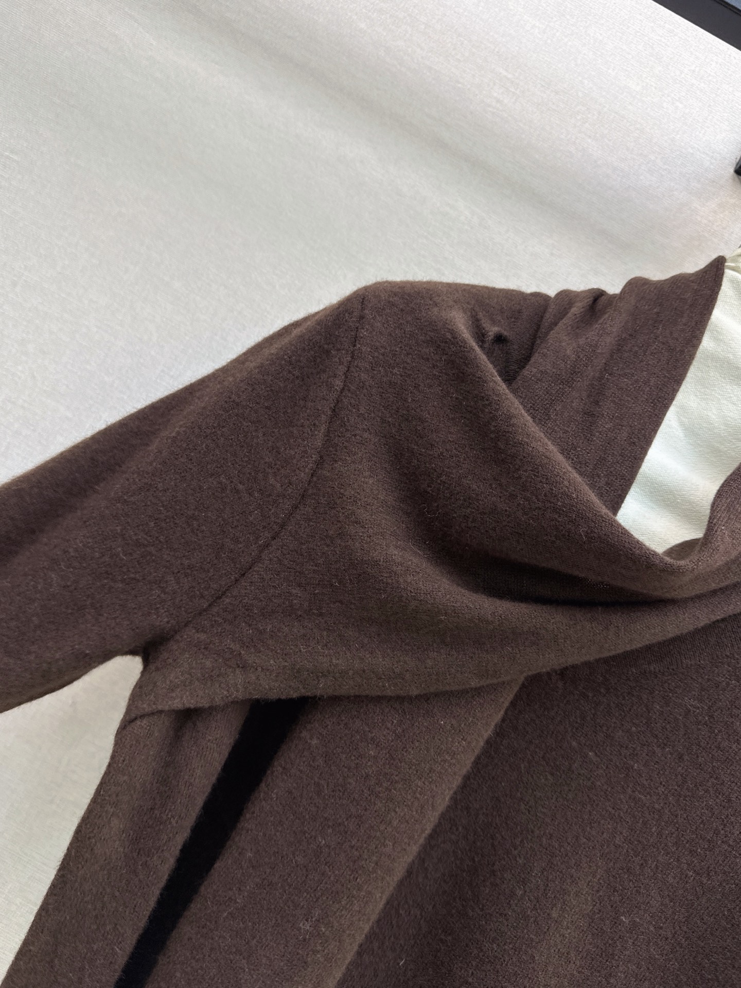 Row 26fw draped scarf-neck knit sweater