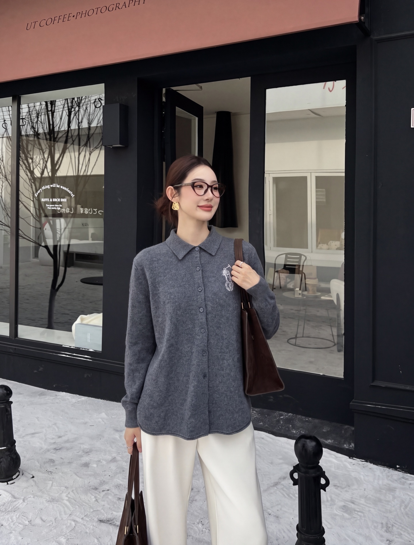 Ralp 26fw embroidery knitwear