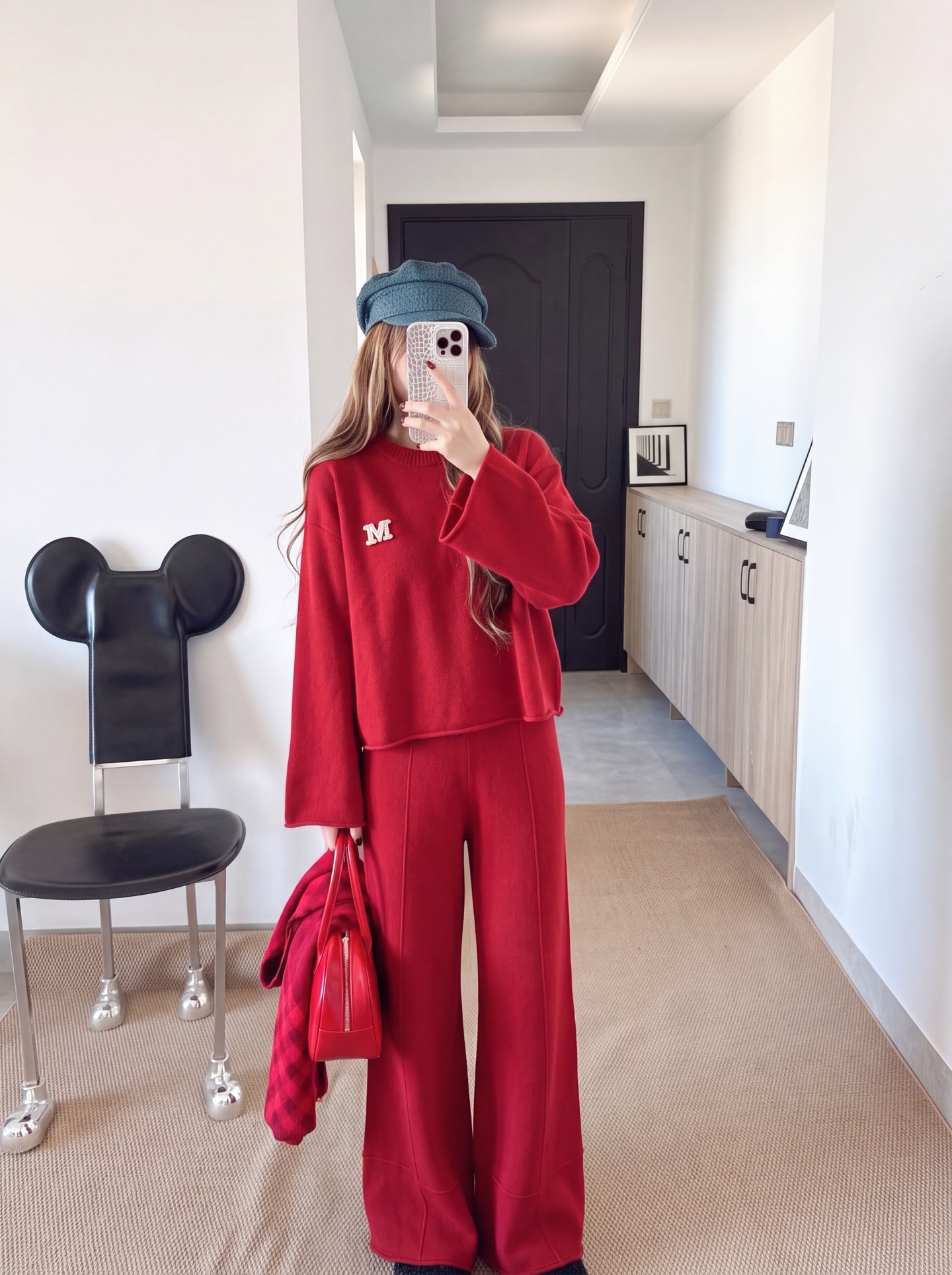 Max 26fw wool sweater pants sents