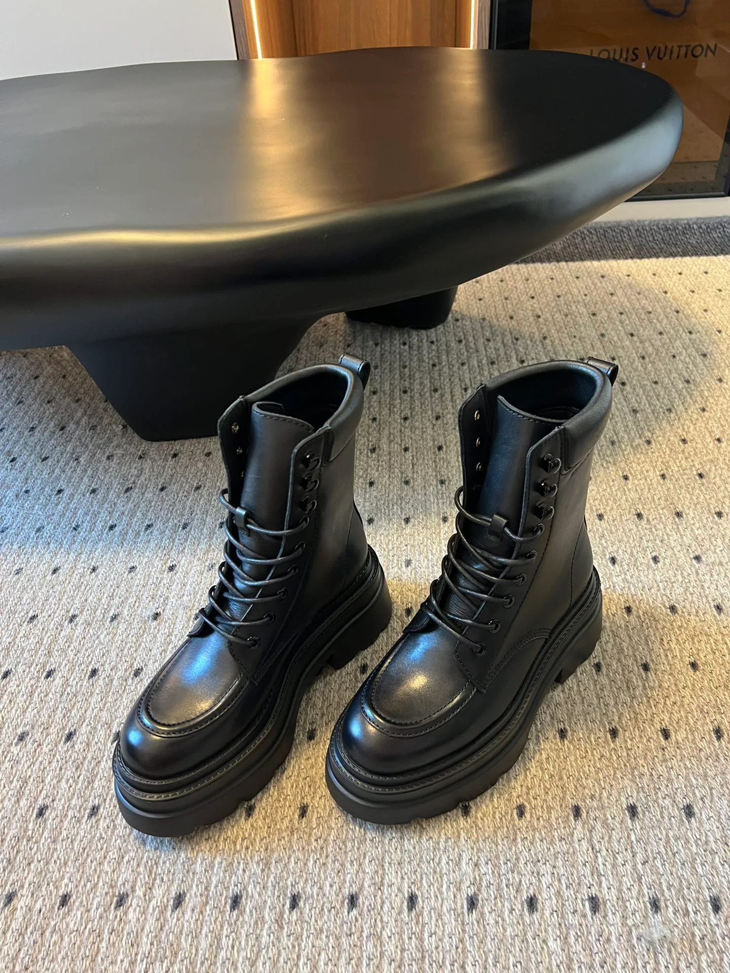 Alex 25fw combat boots
