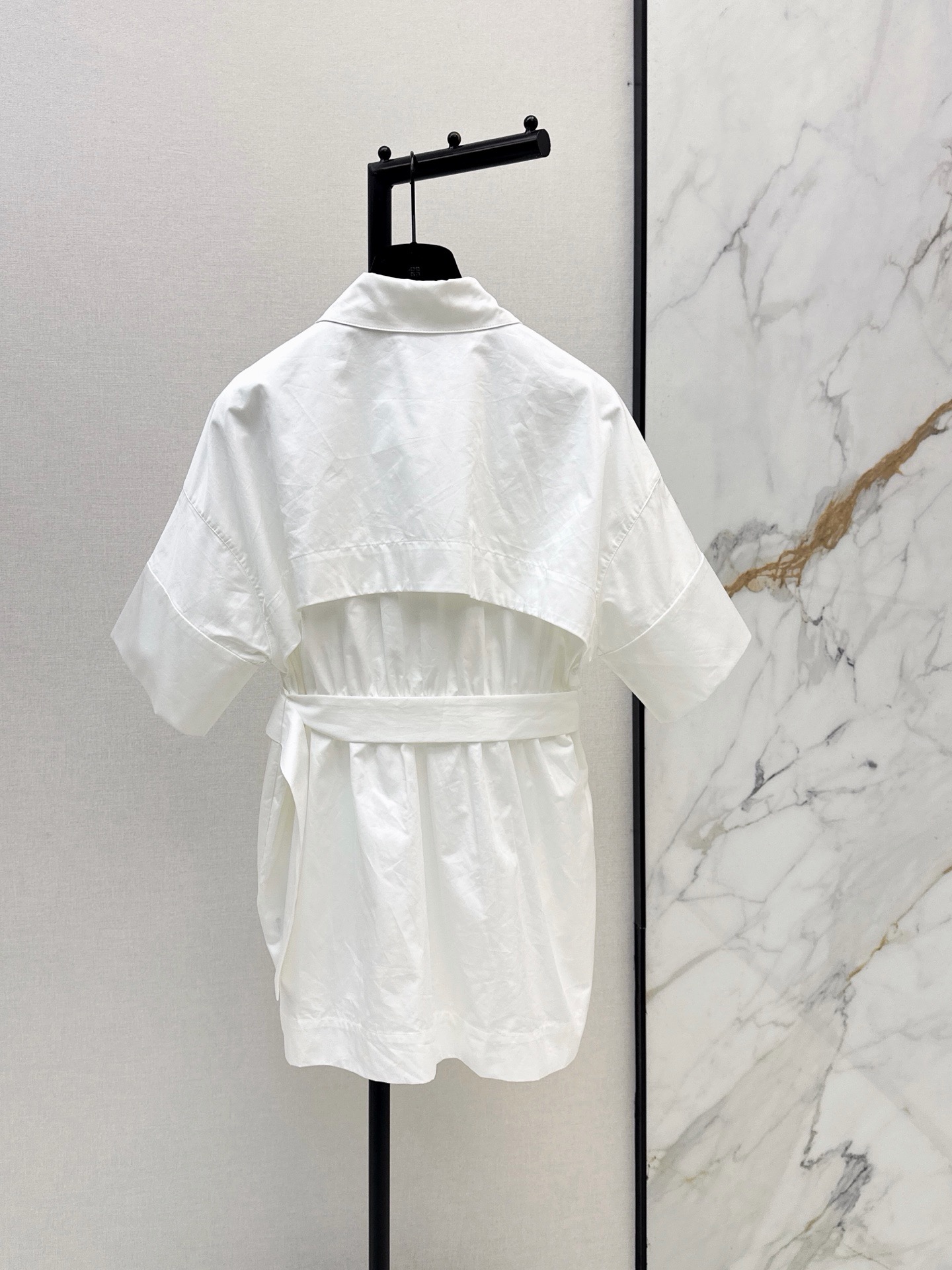 Giv 26ss belted shirt dress