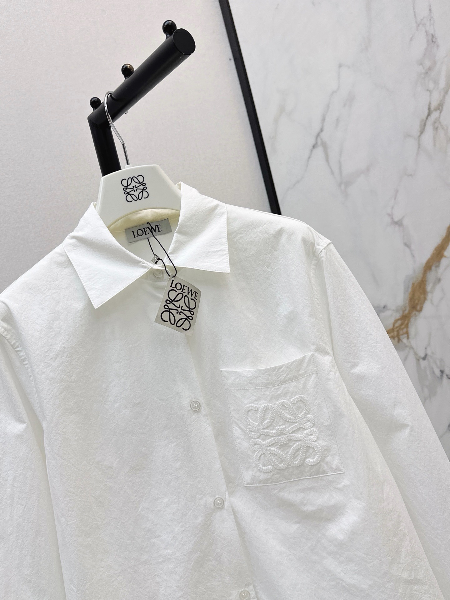 Loe 26ss embroidery shirt
