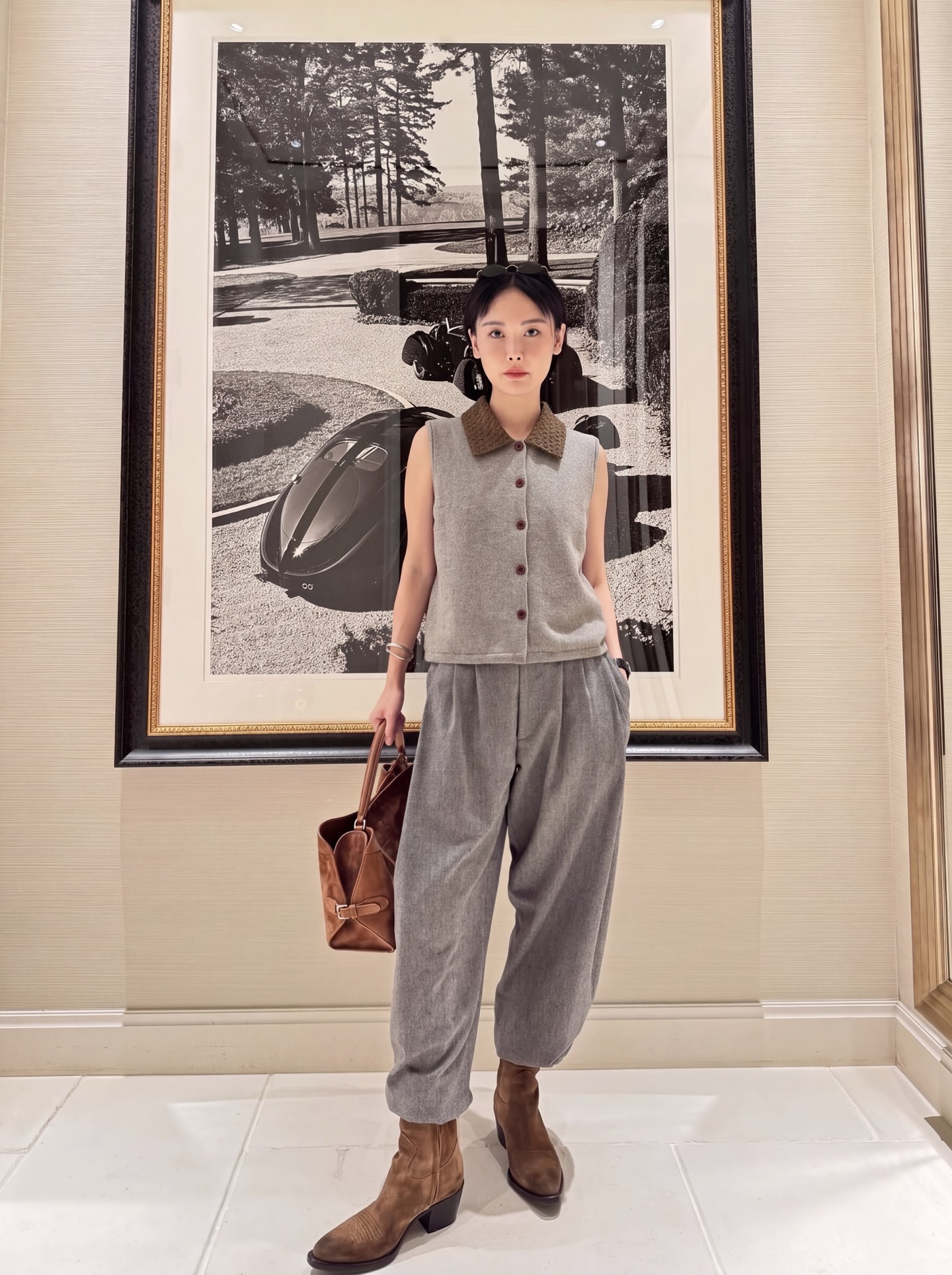 Bott 26fw knit vest