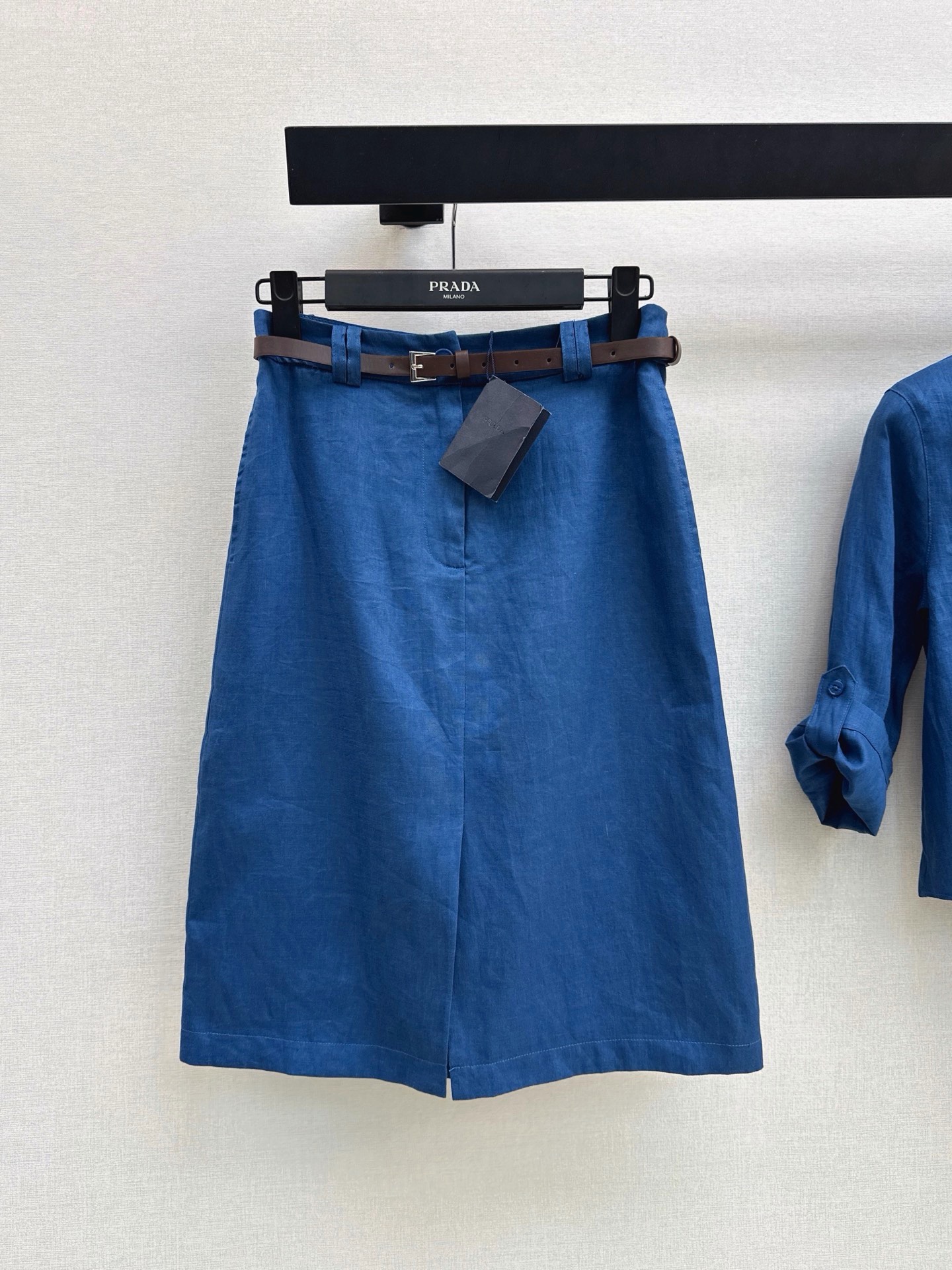Pra 26ss belted skirt