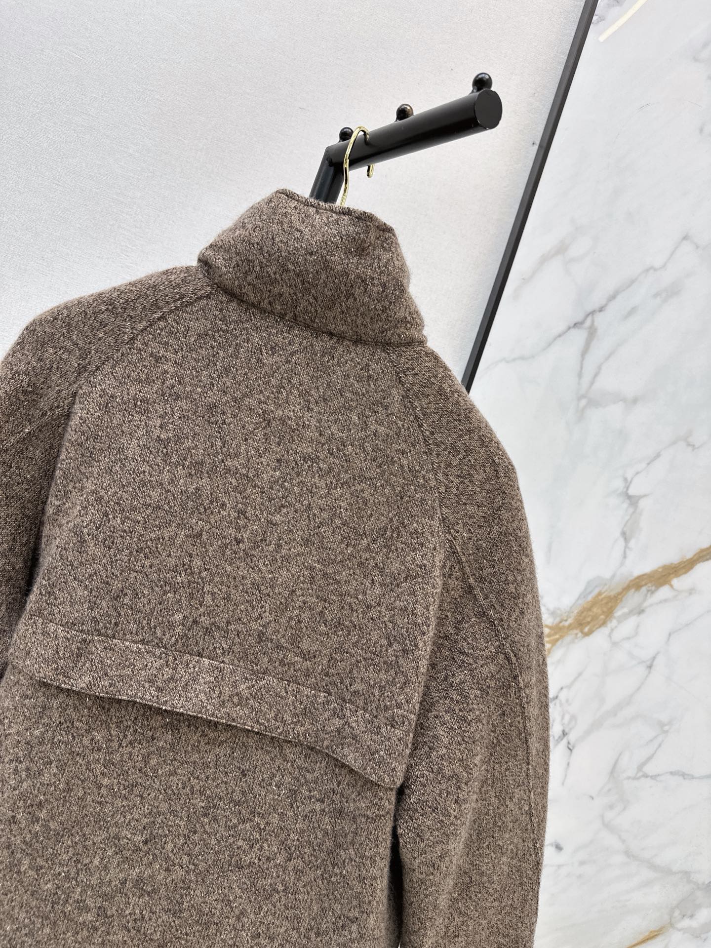 Brun 26fw cashmere reversible down jacket