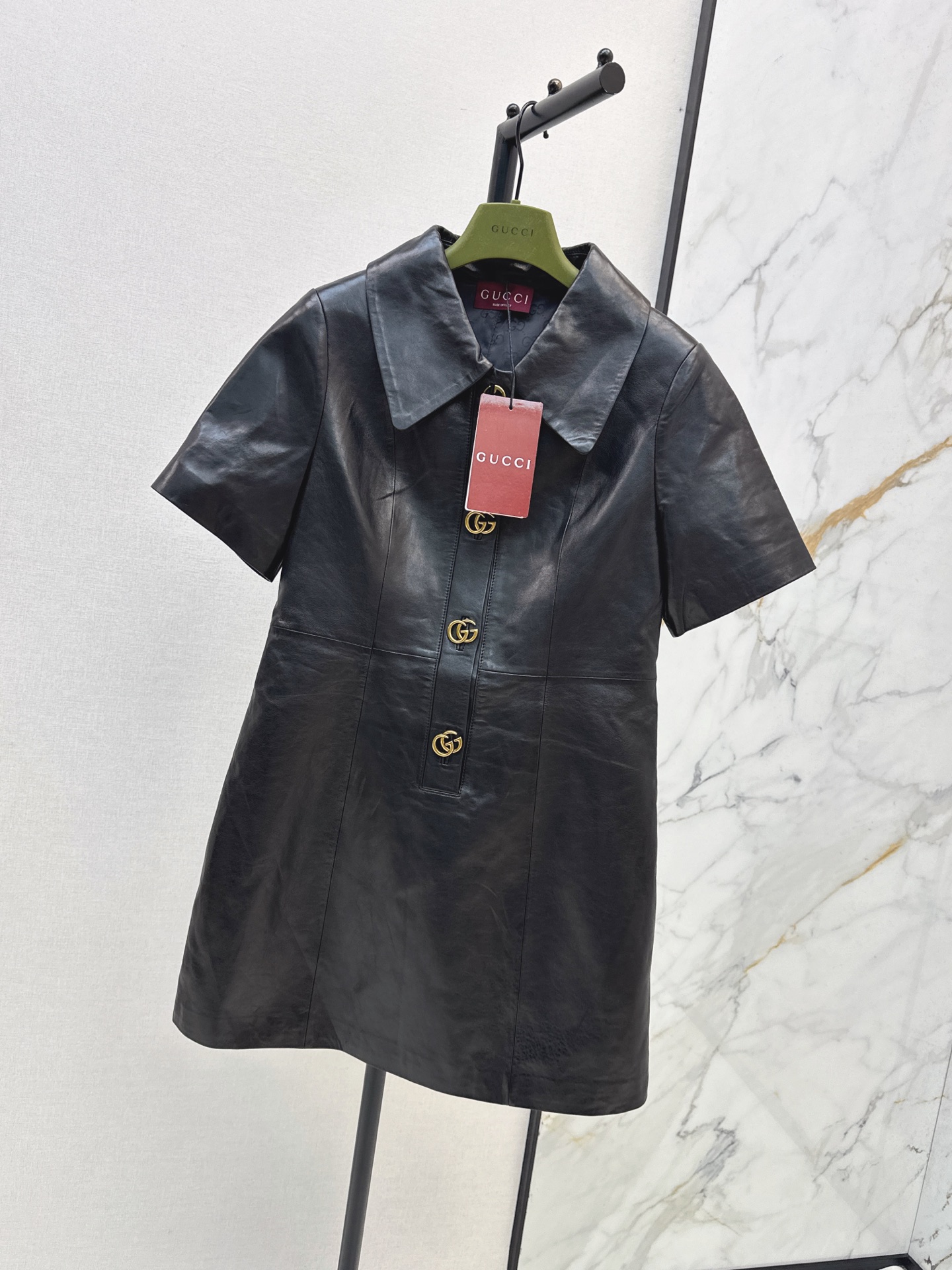 Guc 26fww leather dress