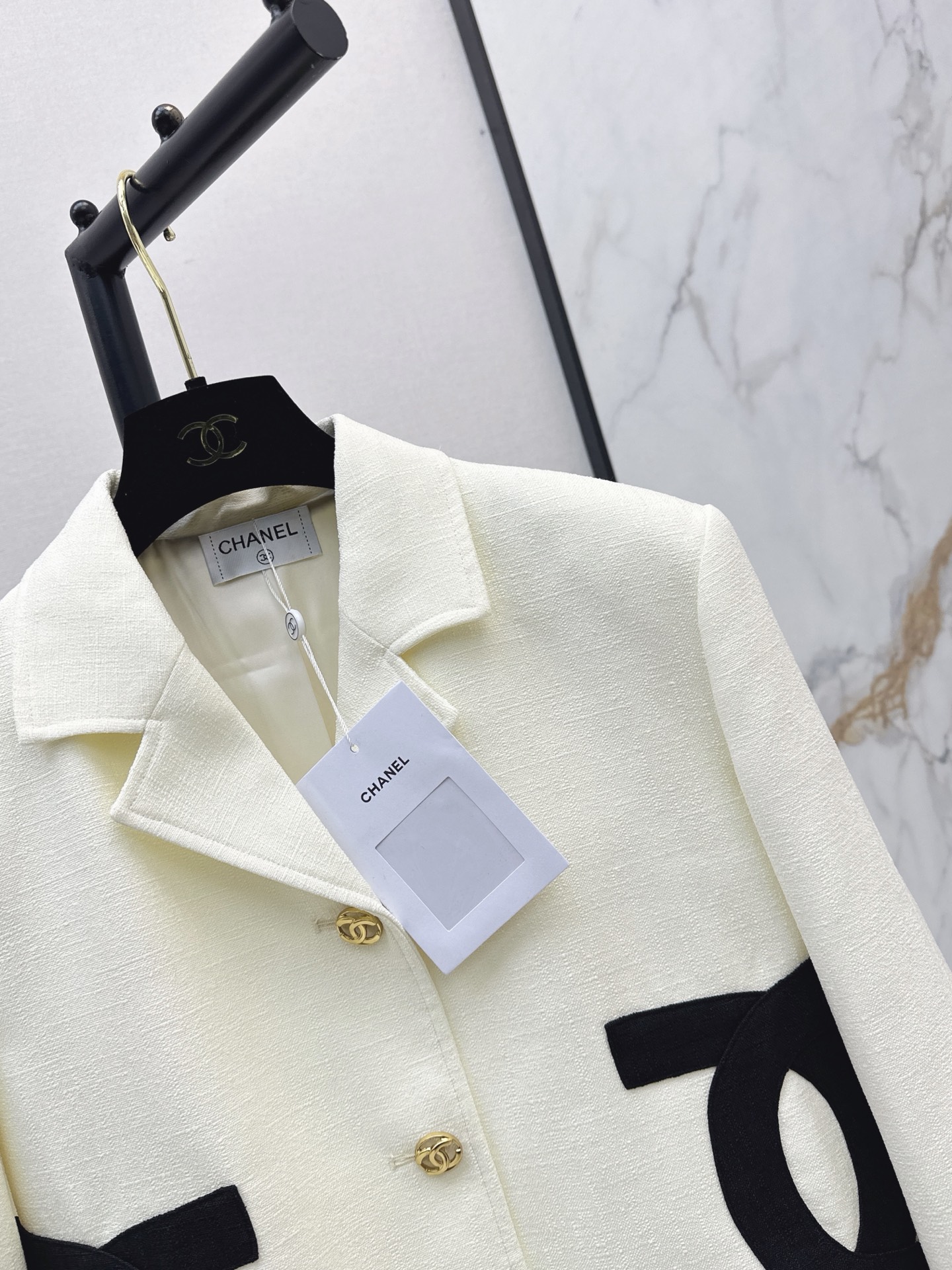 Chan 26fw cropped woven jacket