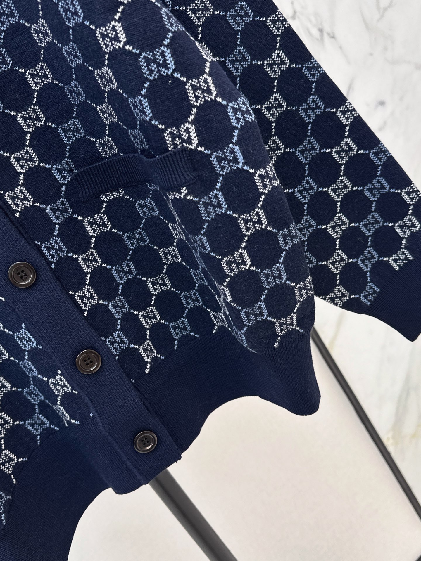 Guc 26fw jacquard cardigan