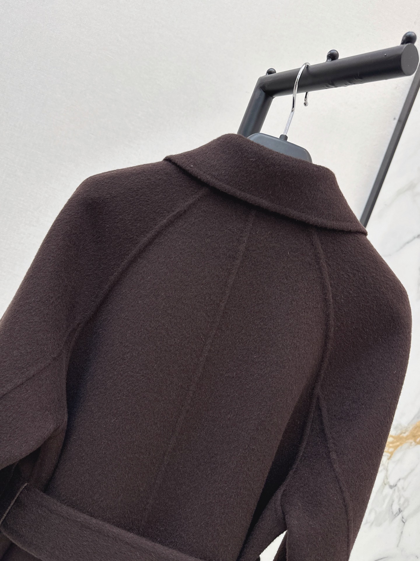 Max 26fw belted double button overcoats